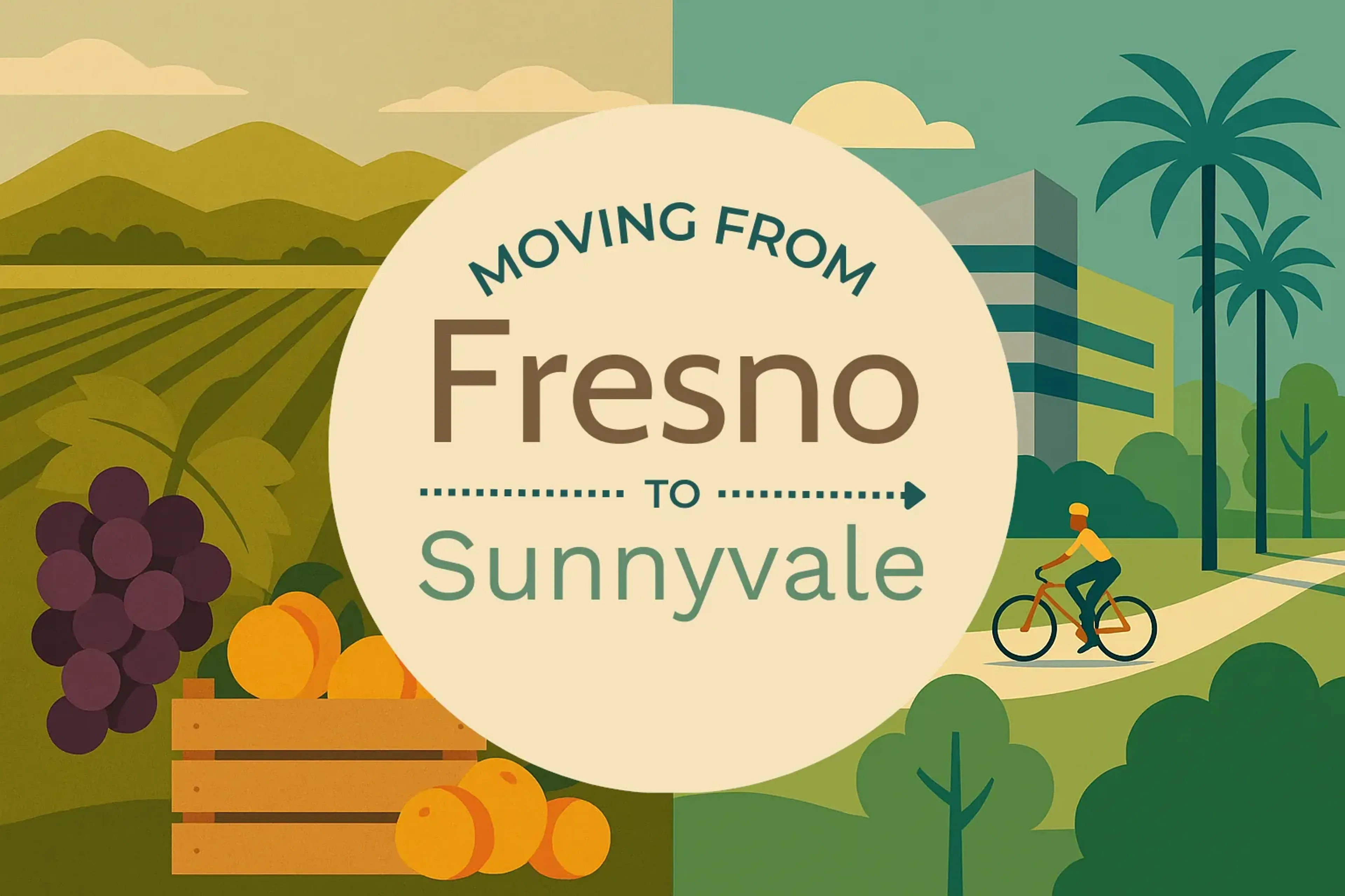 Side-by-side comparison of Fresno to Sunnyvale moving companies