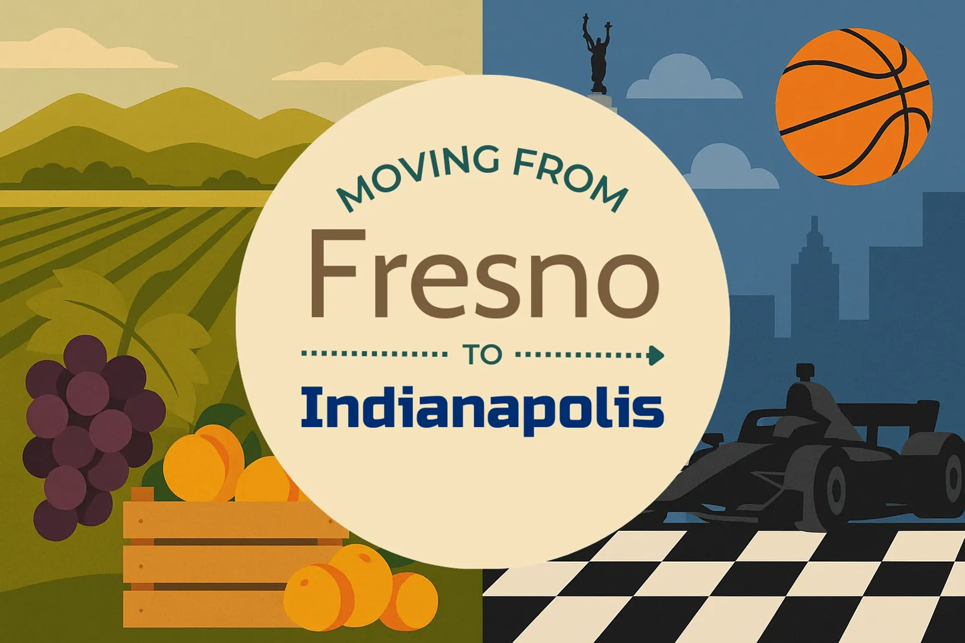 Side-by-side comparison of Fresno to Indianapolis moving companies