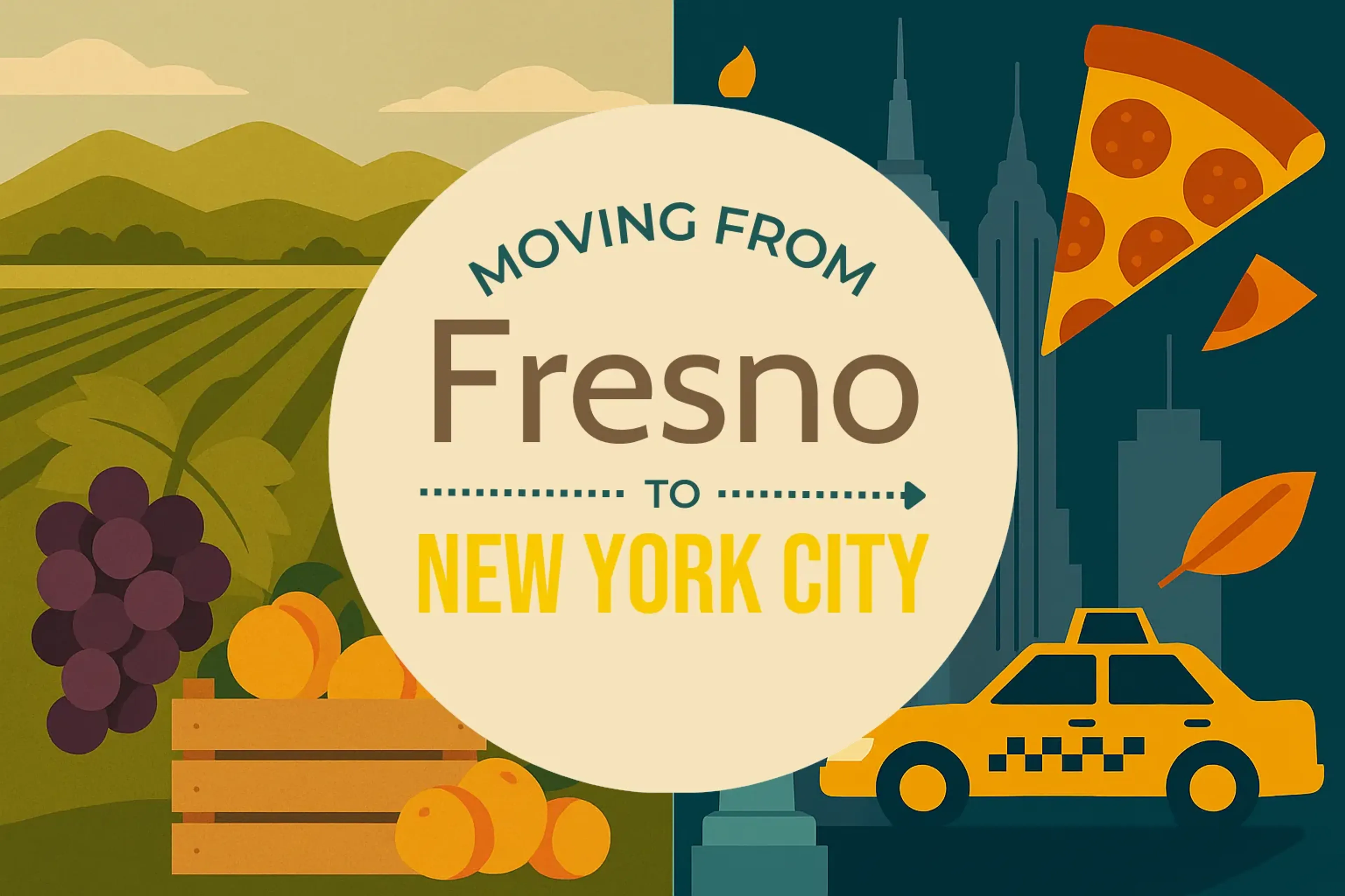 Side-by-side comparison of Fresno to New York City moving companies