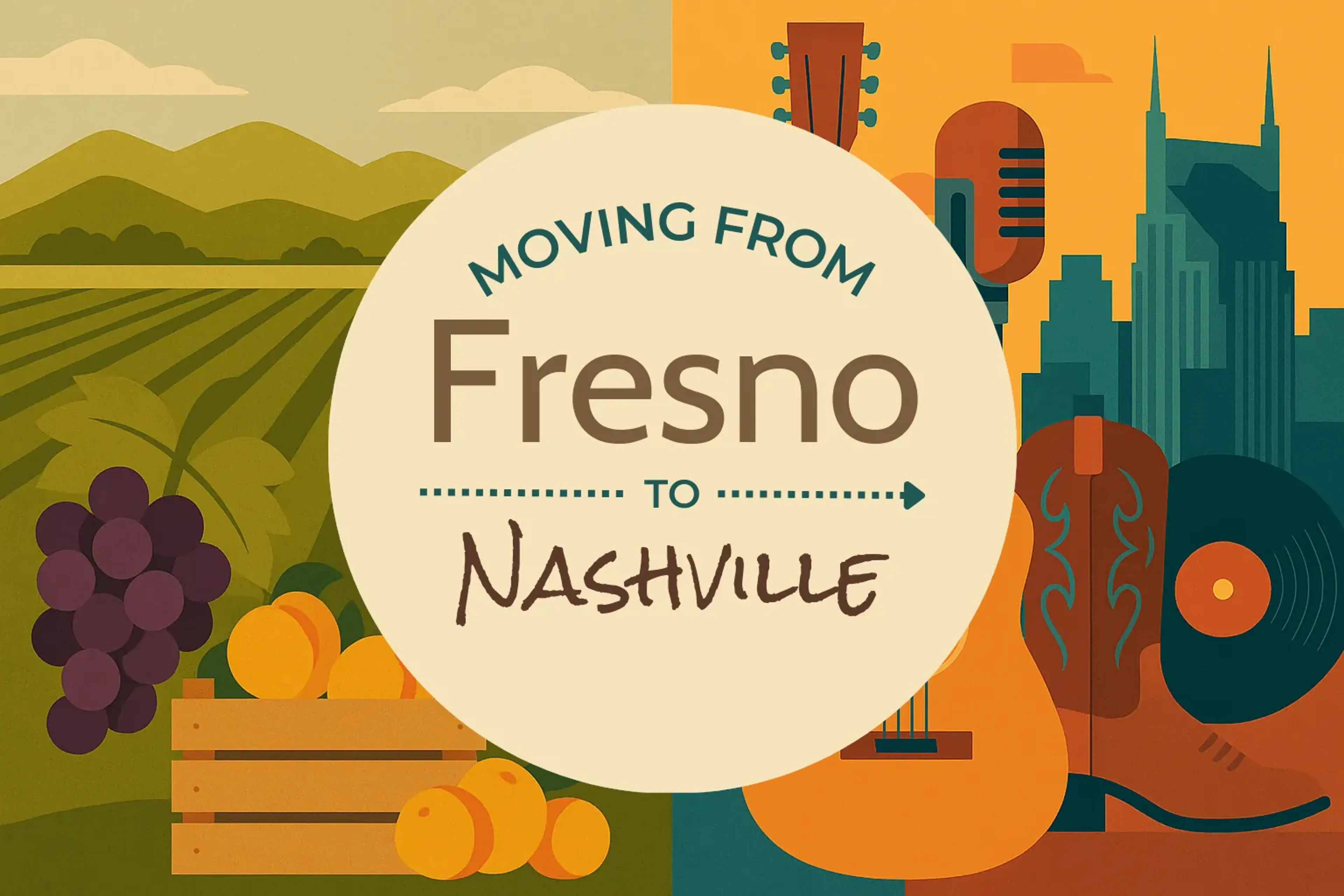 Side-by-side comparison of Fresno to Nashville moving companies