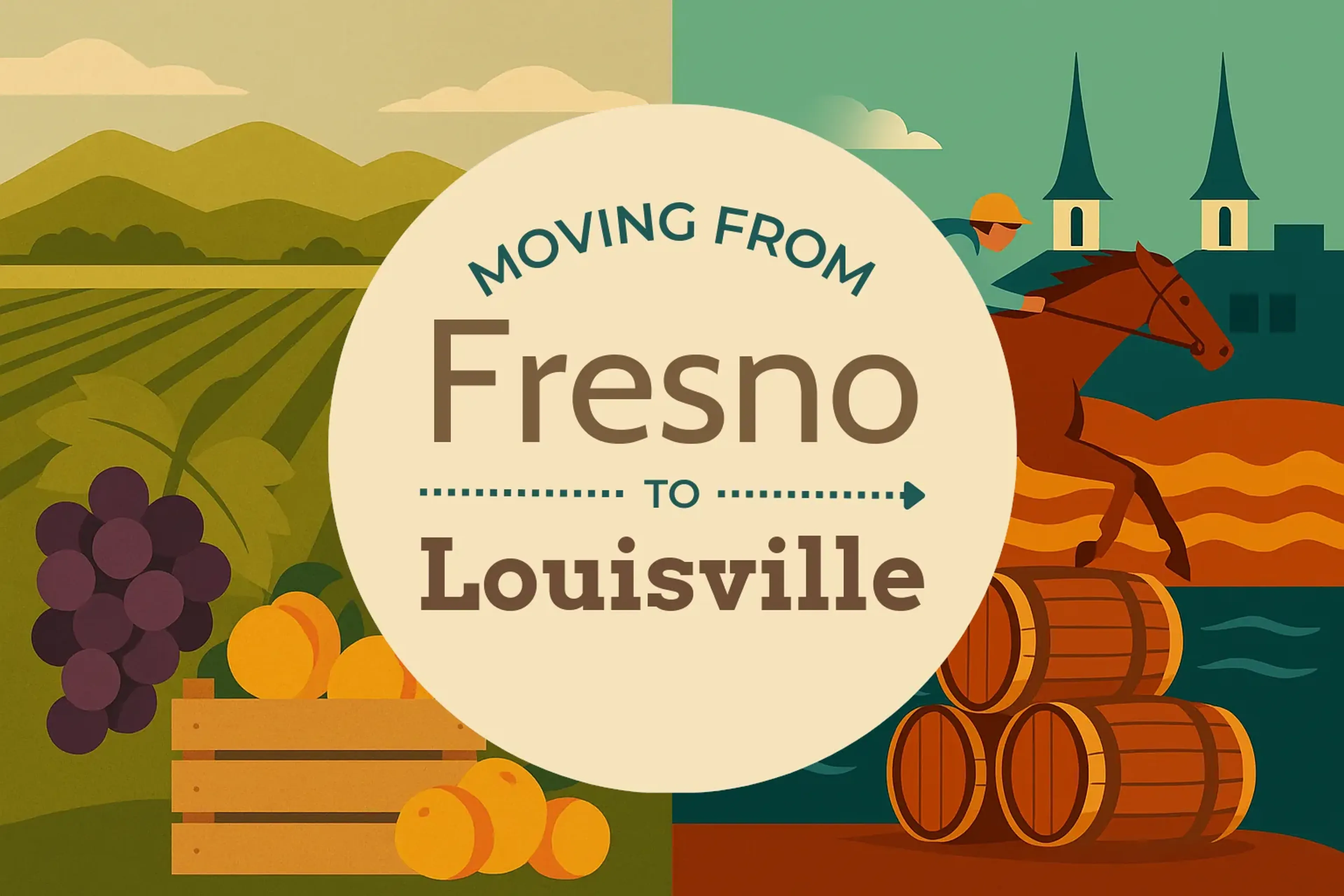 Side-by-side comparison of Fresno to Louisville moving companies