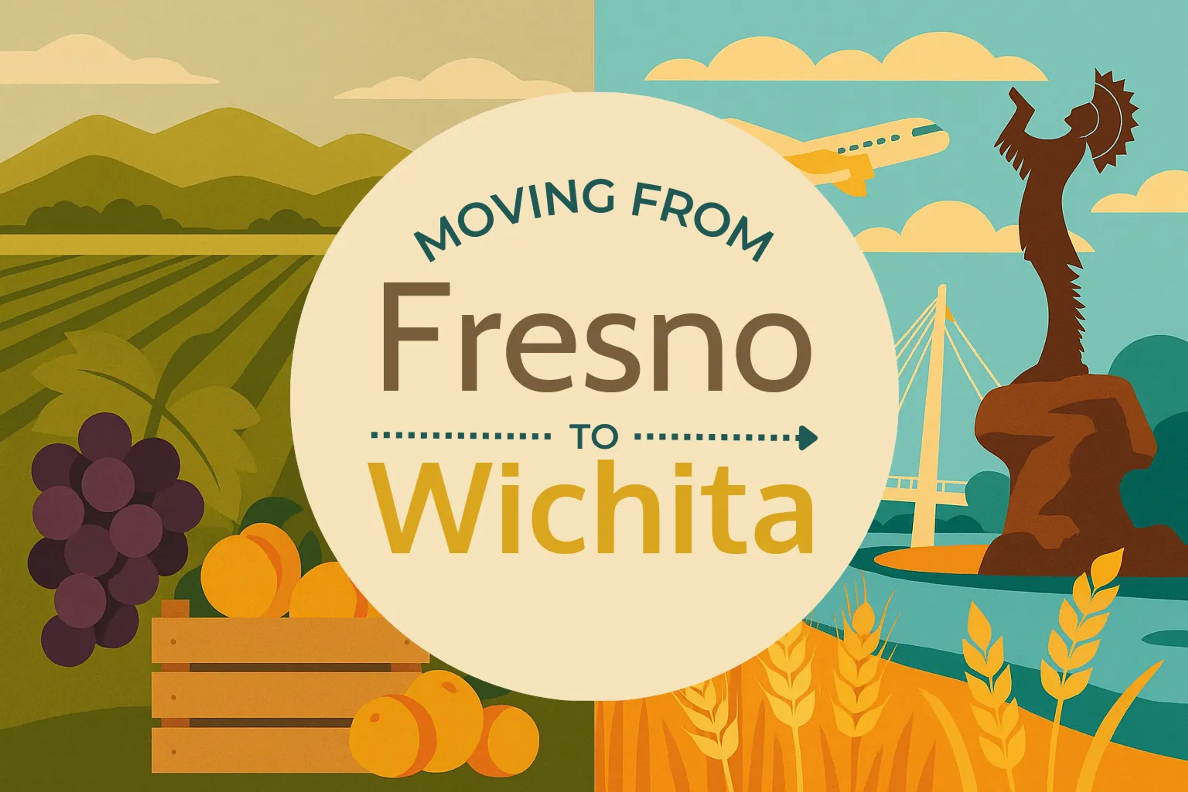 Side-by-side comparison of Fresno to Wichita moving companies