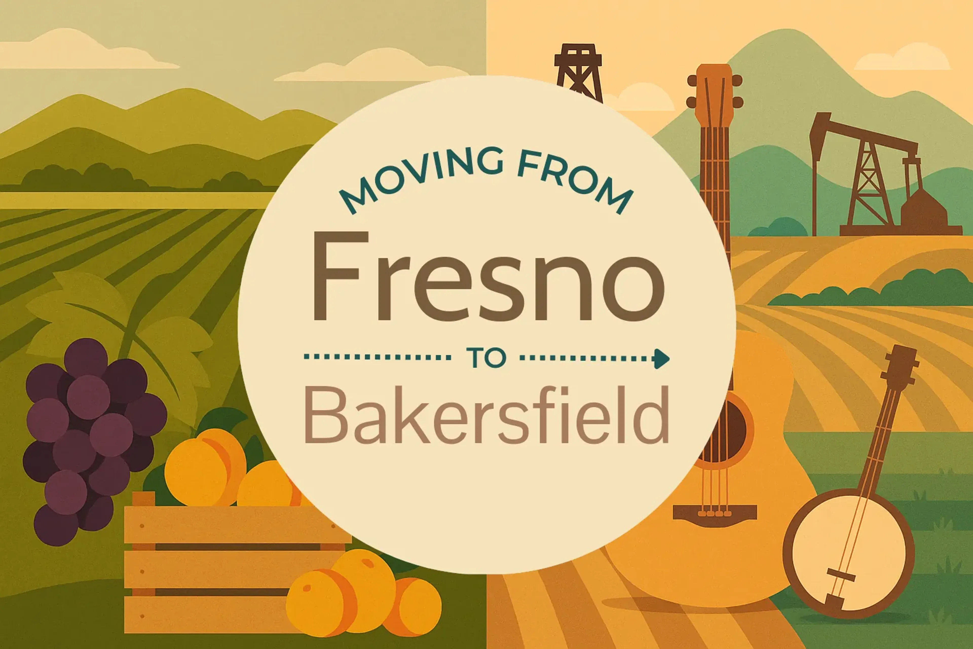 Side-by-side comparison of Fresno to Bakersfield moving companies