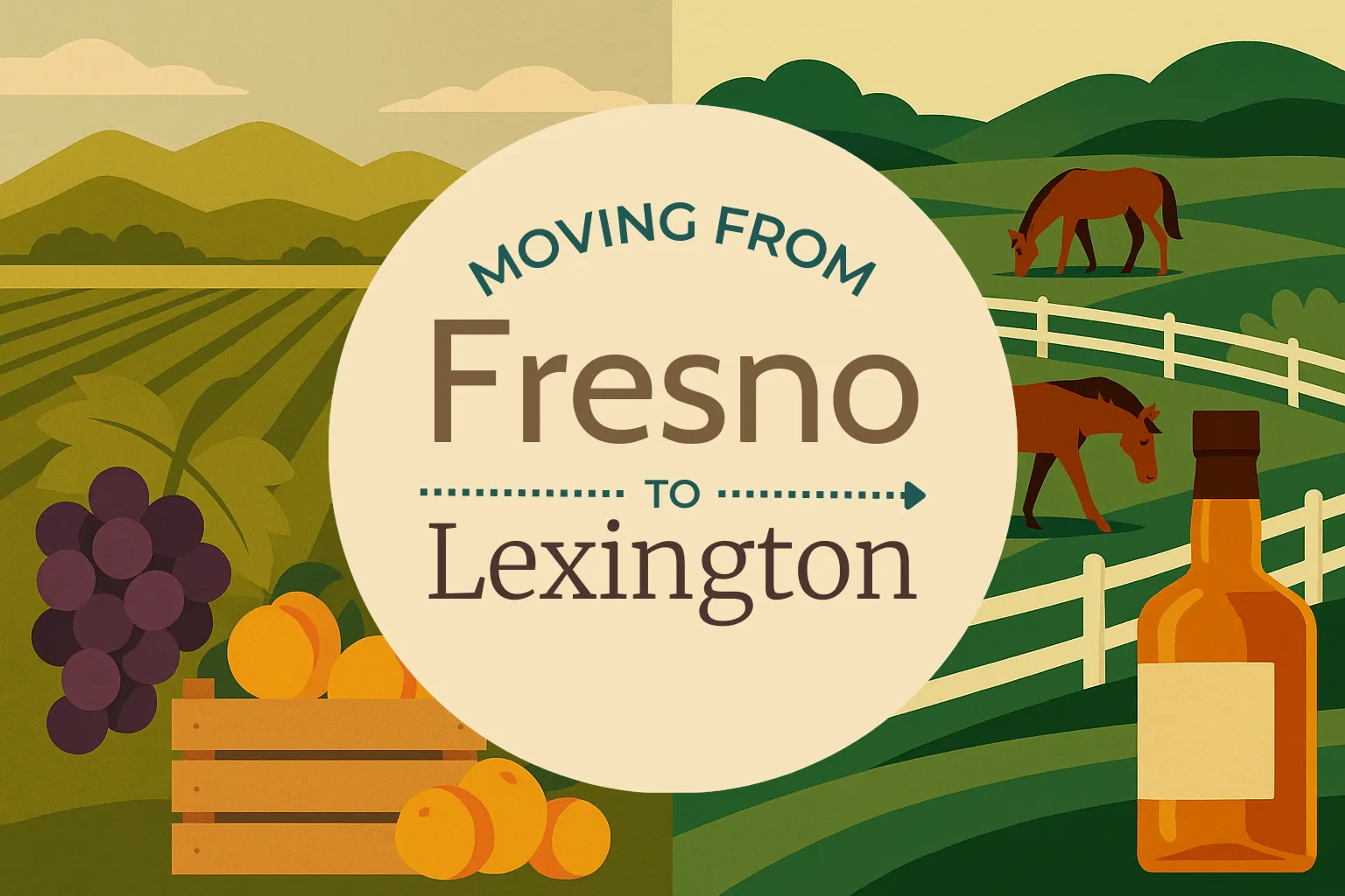 Side-by-side comparison of Fresno to Lexington moving companies