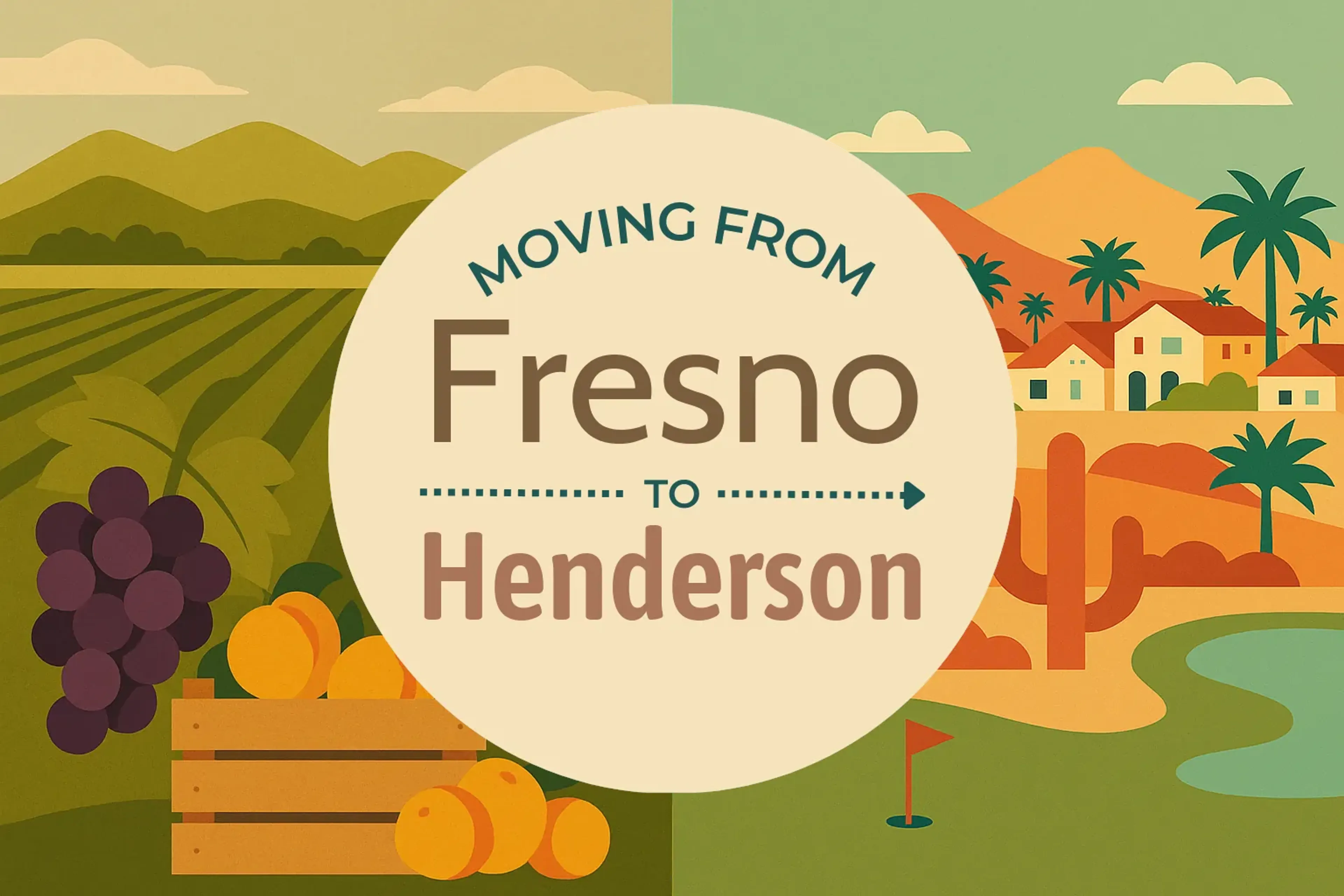 Side-by-side comparison of Fresno to Henderson moving companies