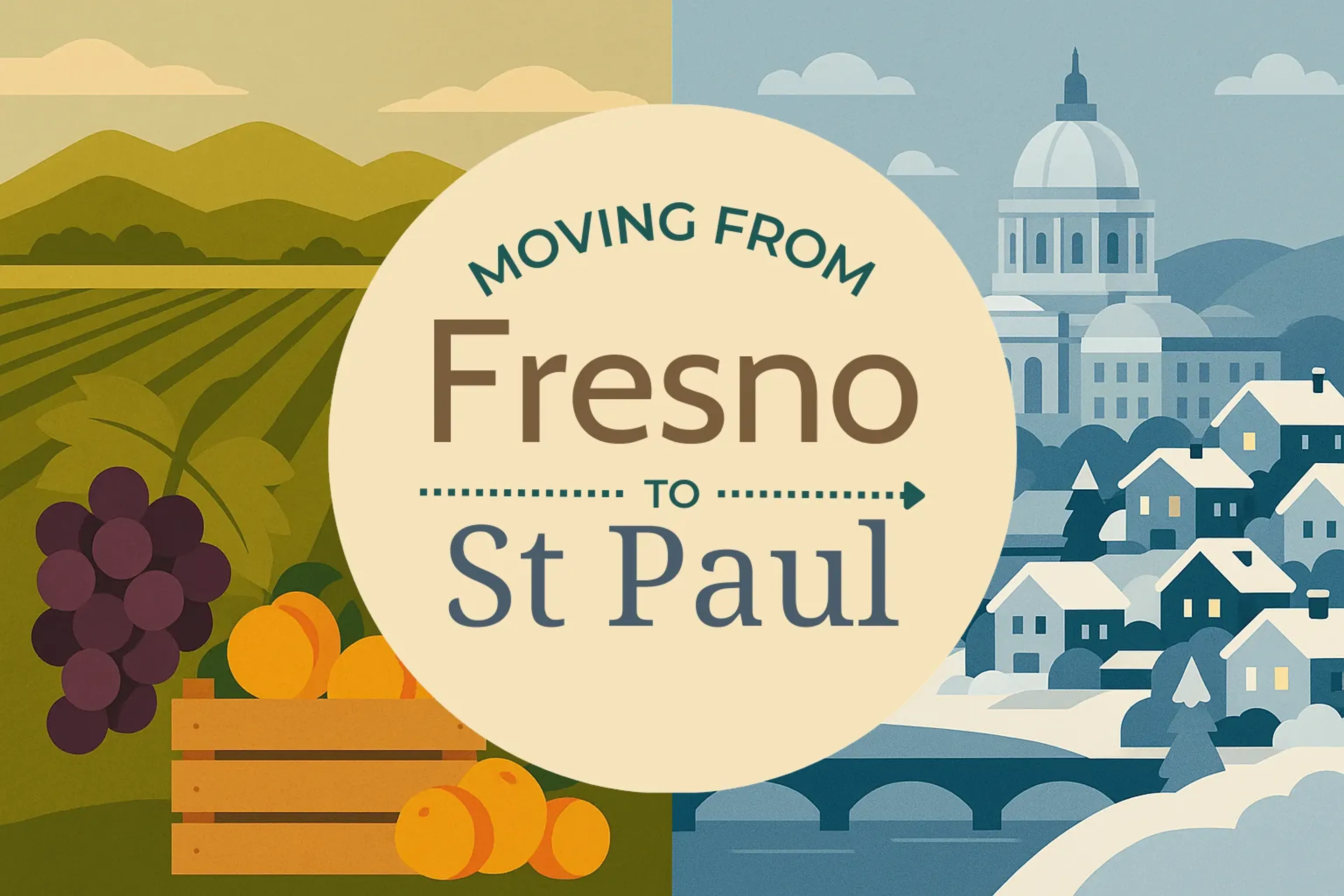 Side-by-side comparison of Fresno to St. Paul moving companies