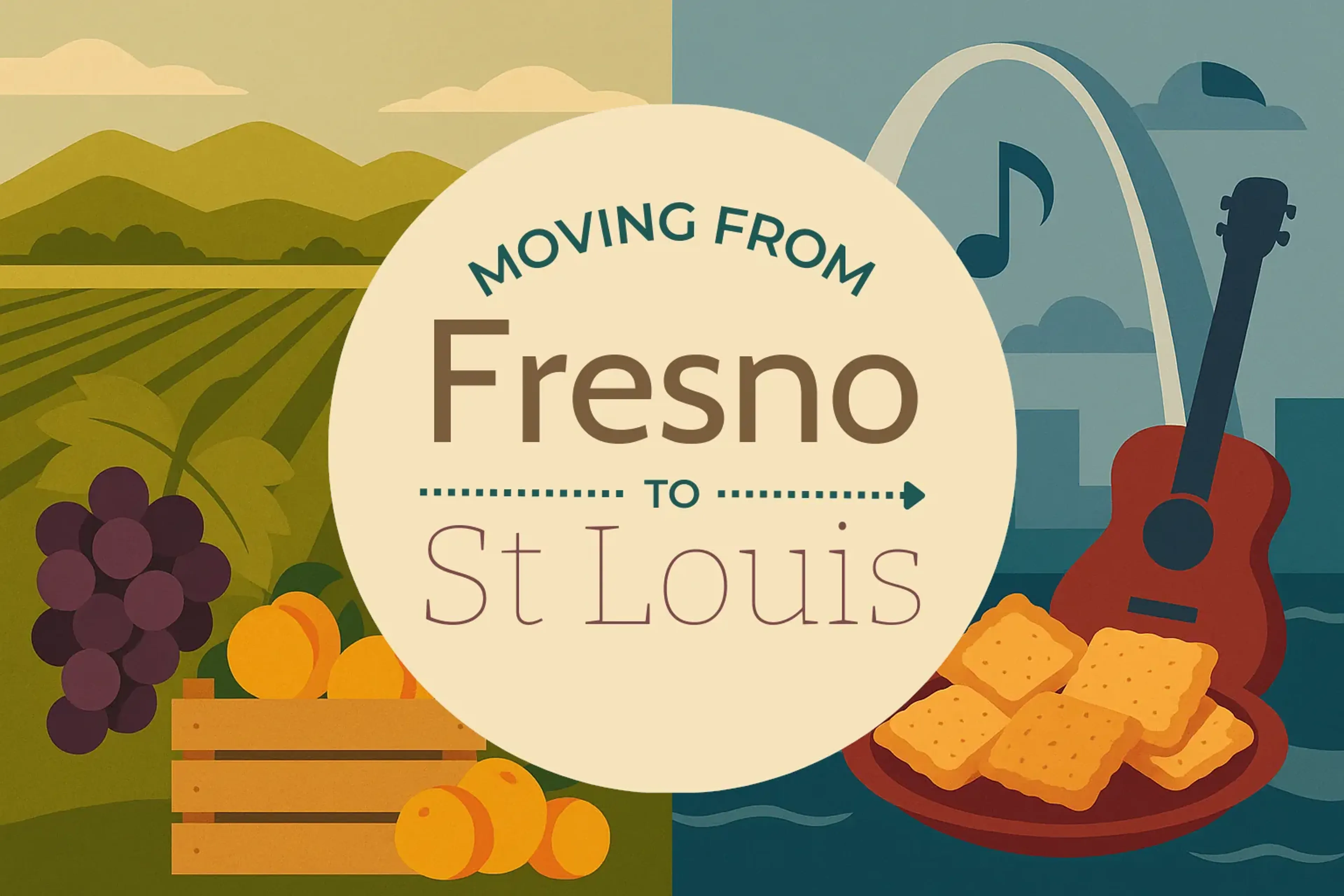 Side-by-side comparison of Fresno to St. Louis moving companies