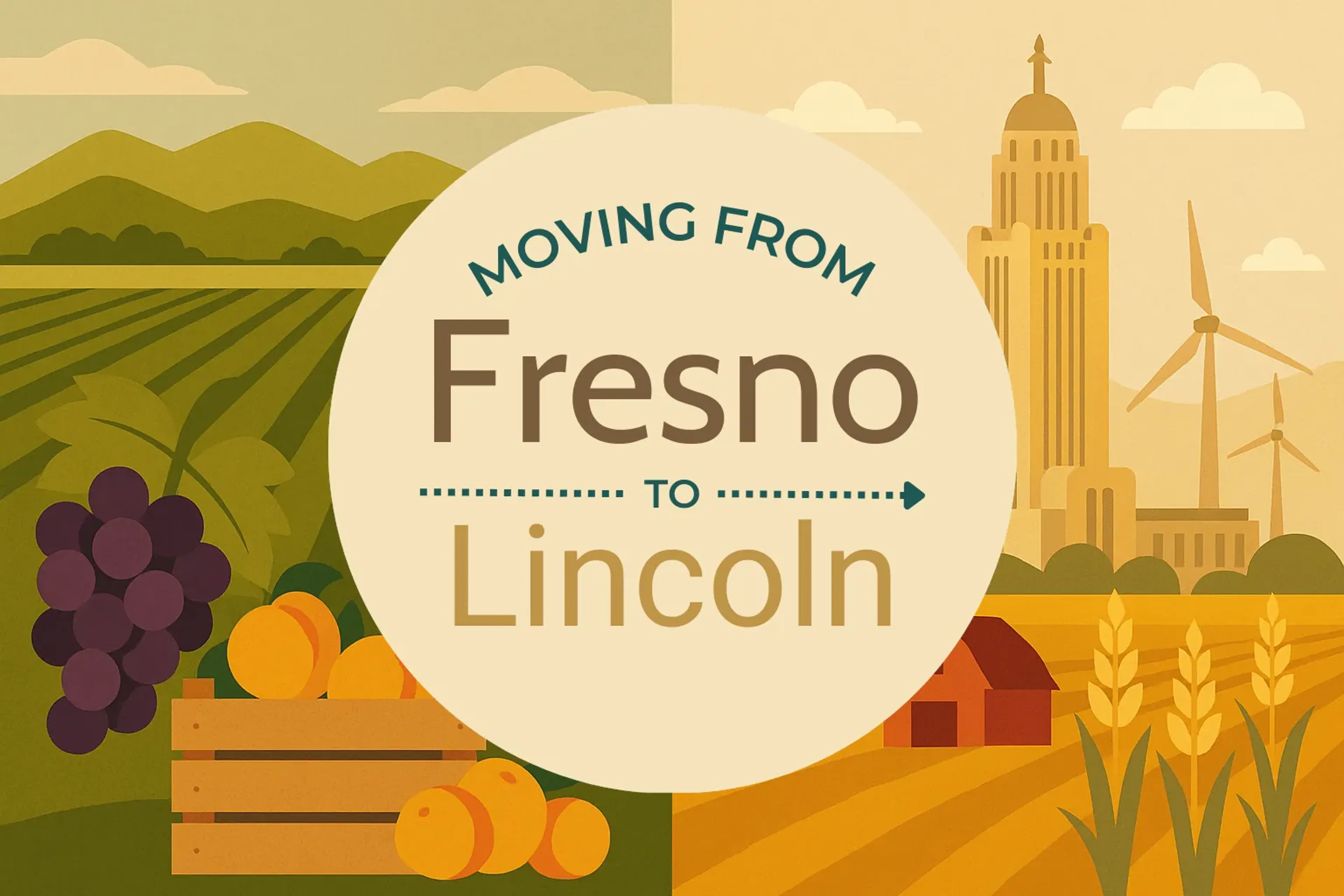Side-by-side comparison of Fresno to Lincoln moving companies