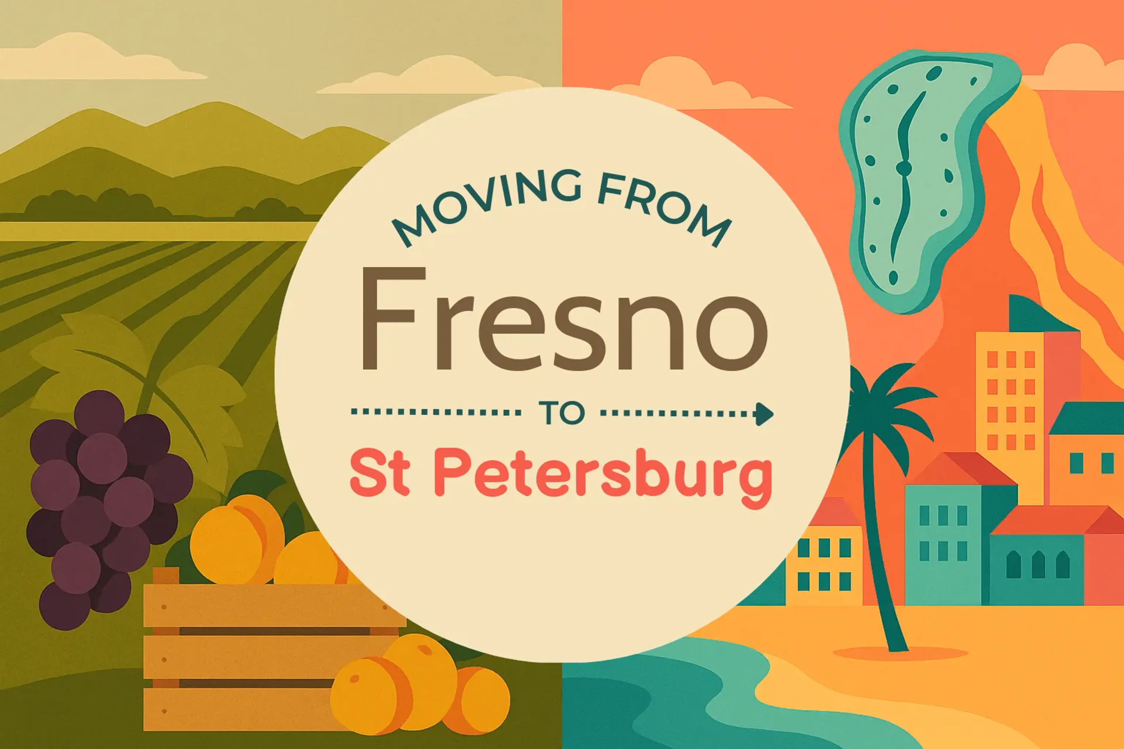 Side-by-side comparison of Fresno to St. Petersburg moving companies