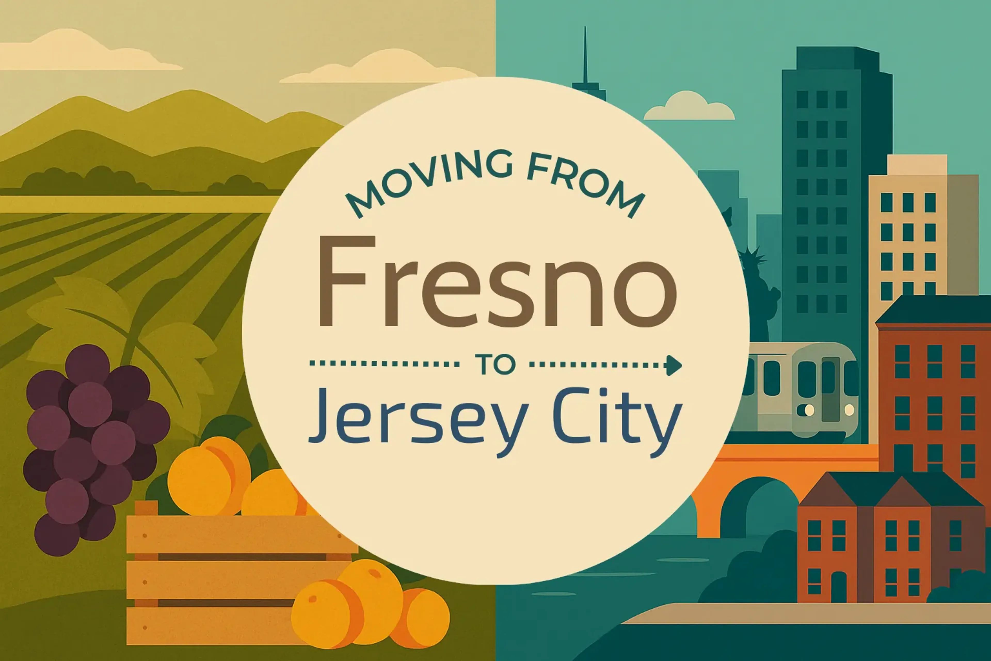 Side-by-side comparison of Fresno to Jersey City moving companies