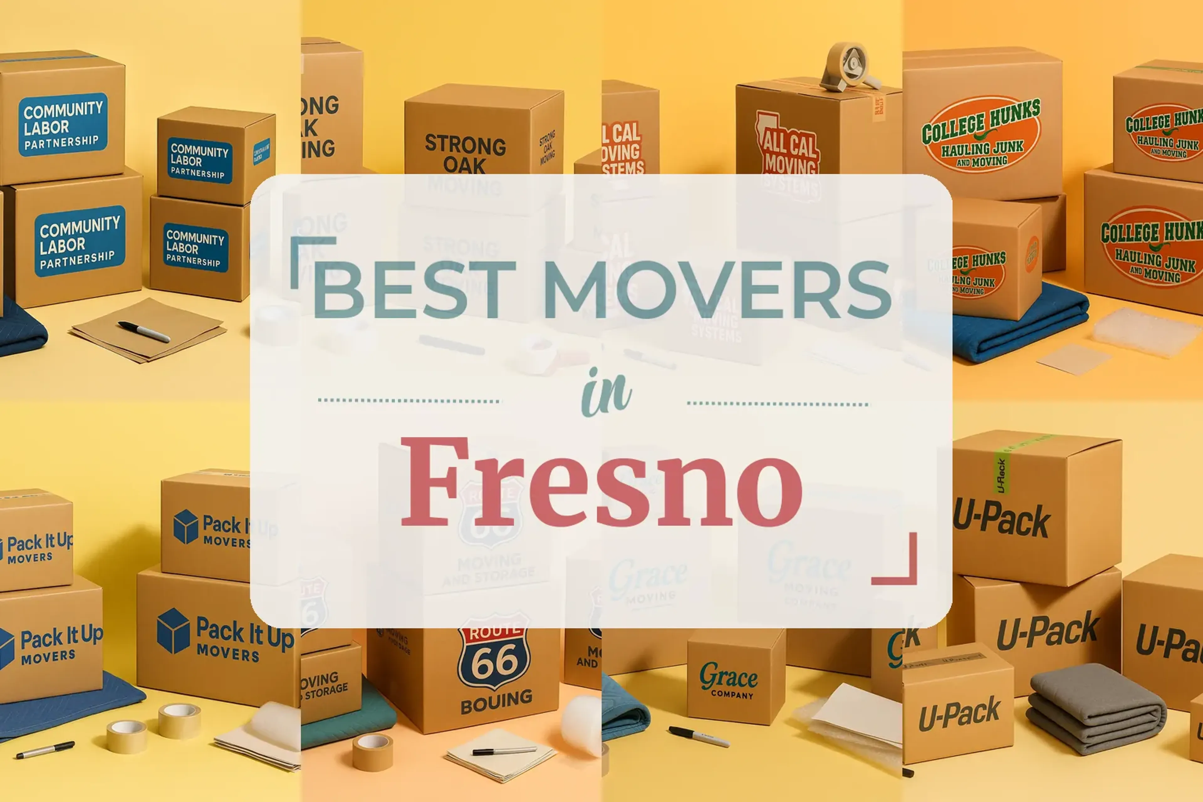 Side-by-side comparison of Fresno moving companies