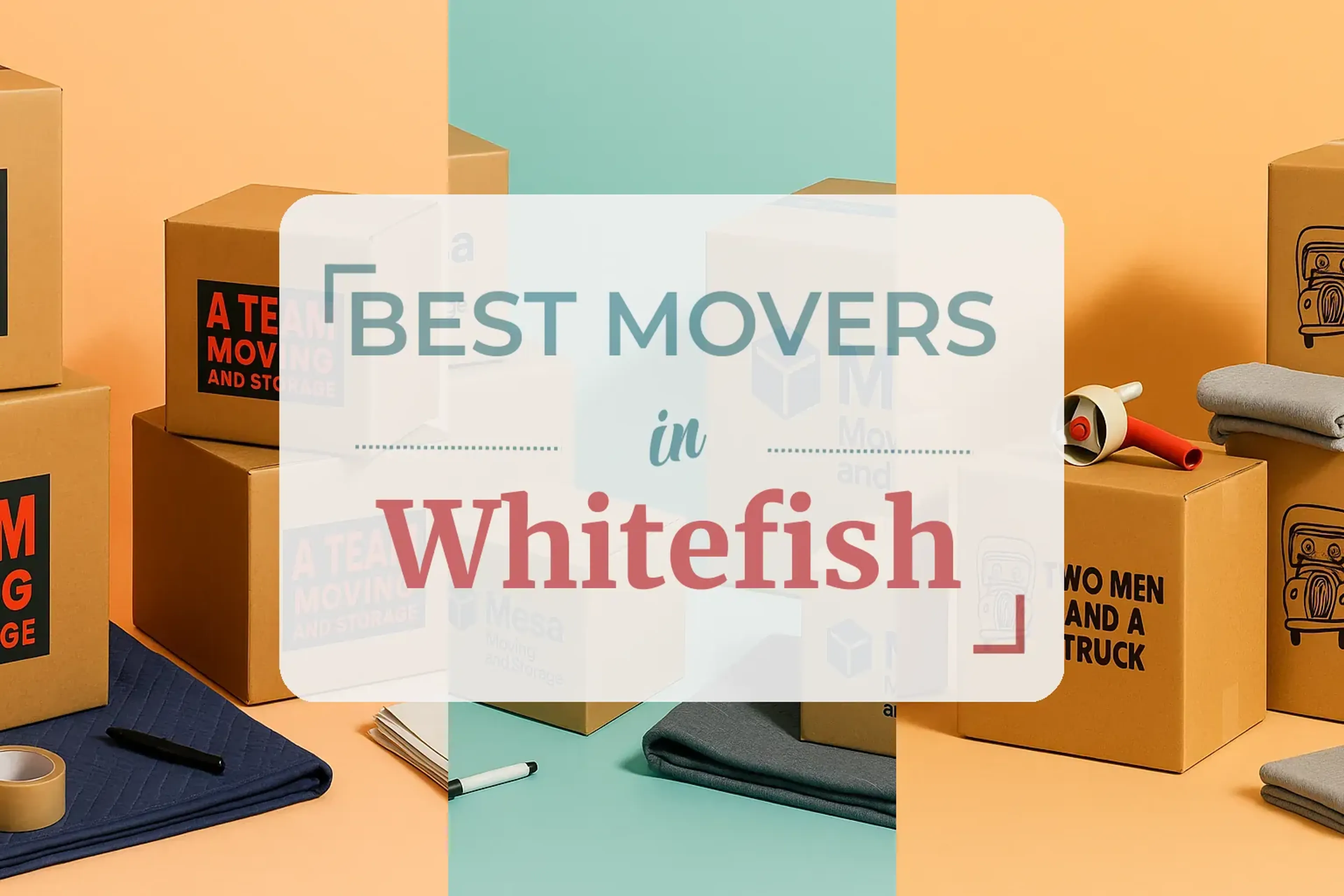Side-by-side comparison of Whitefish moving companies