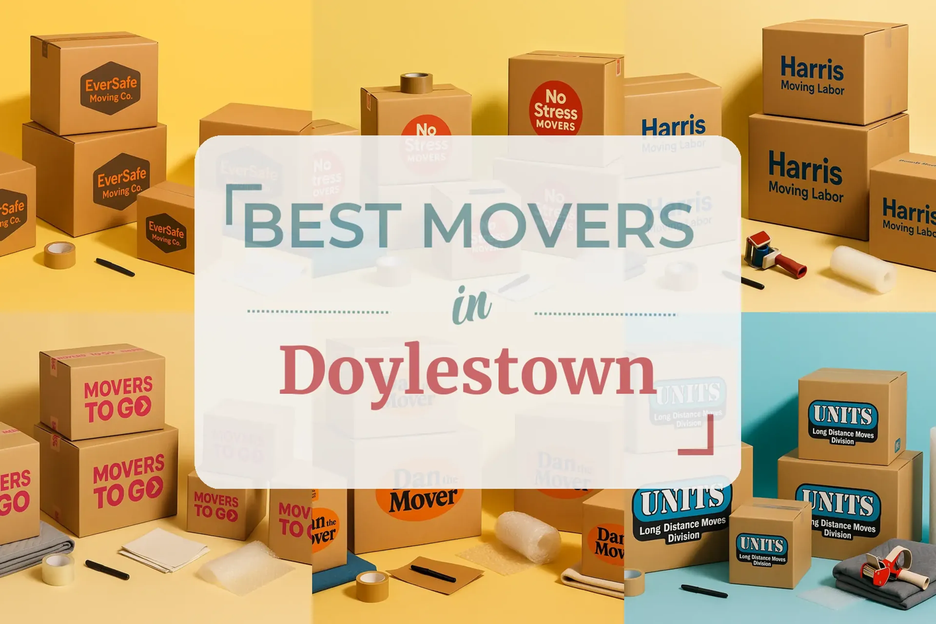 Side-by-side comparison of Doylestown moving companies