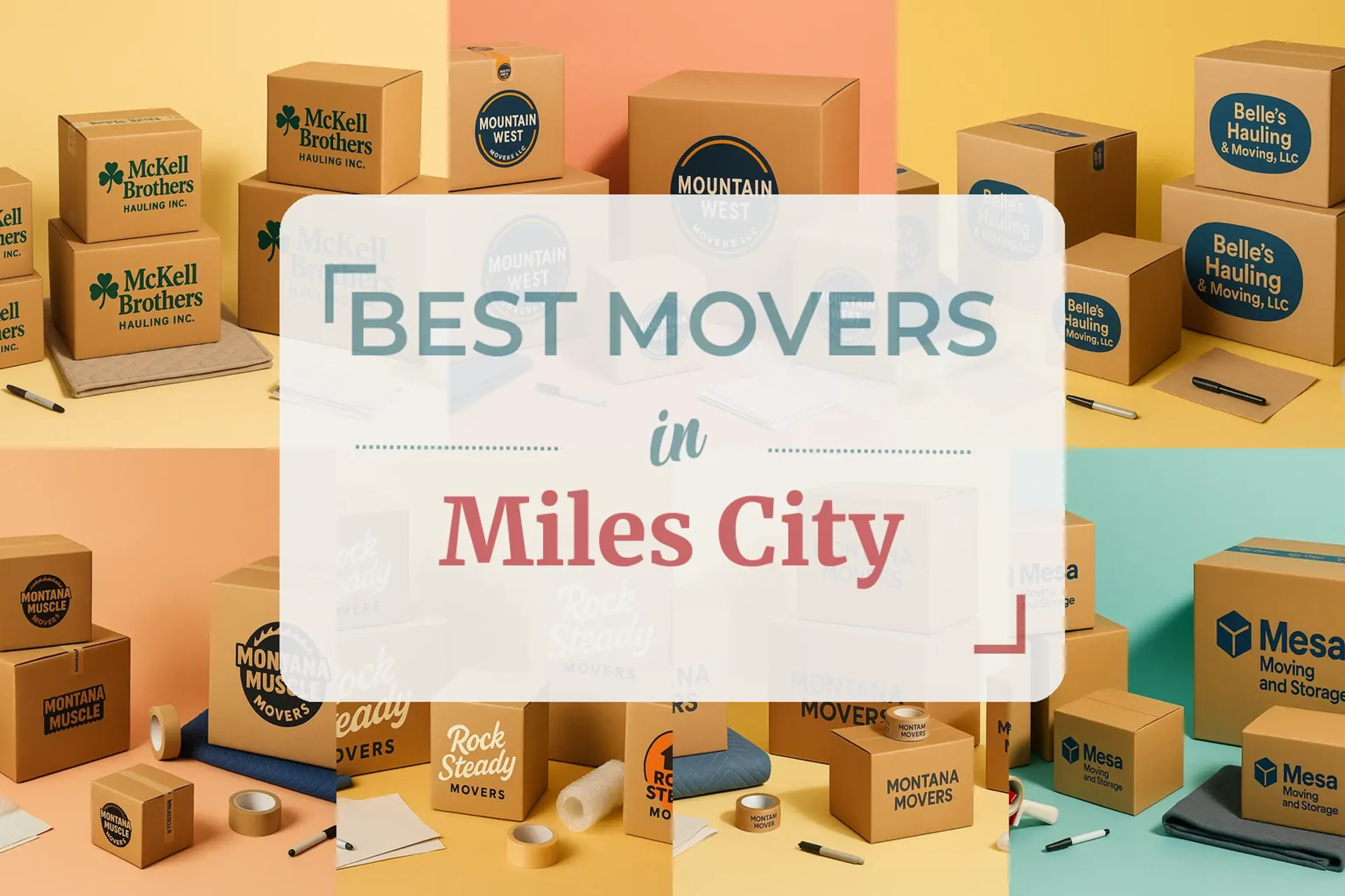 Side-by-side comparison of Miles City moving companies