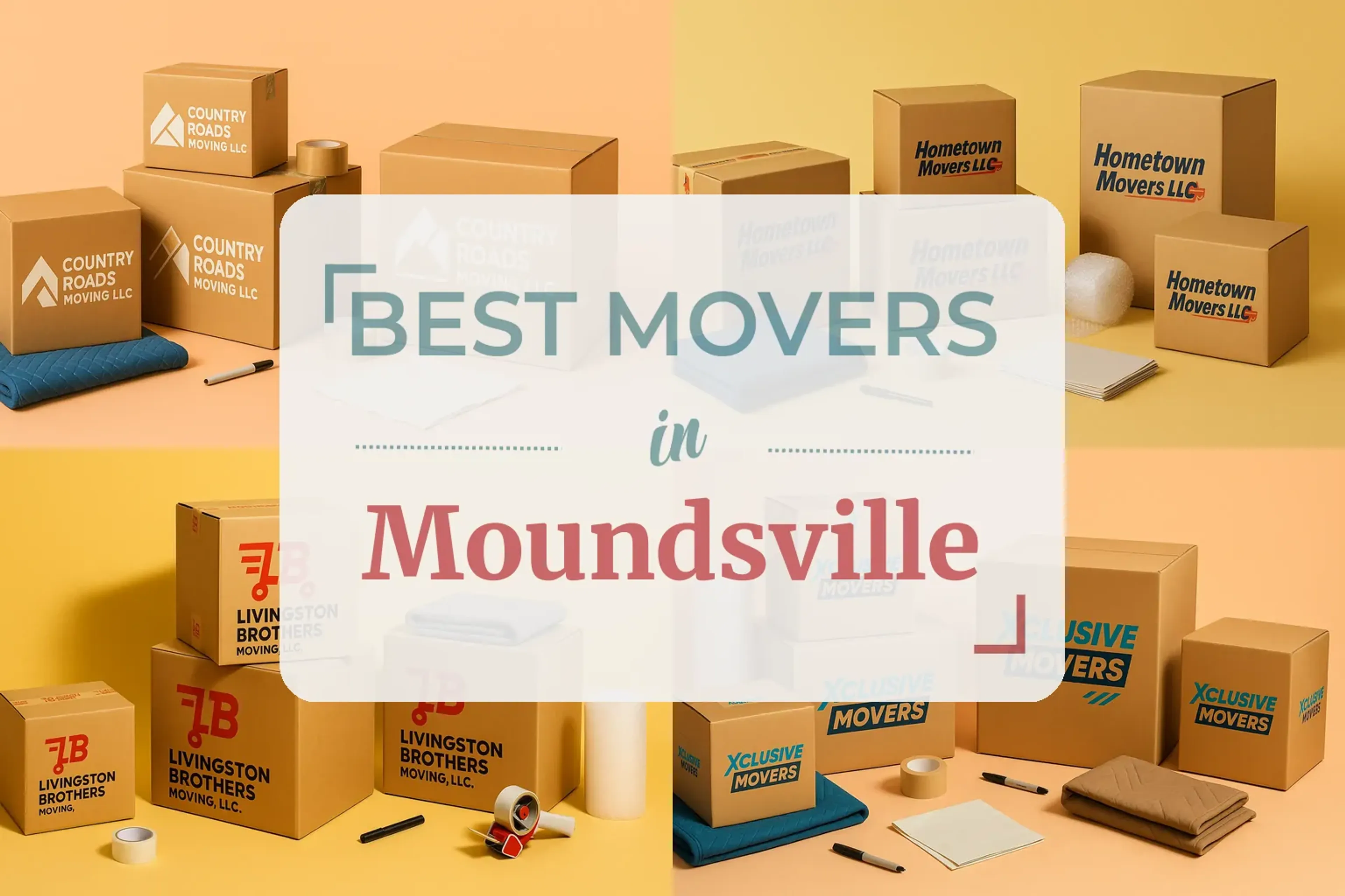 Side-by-side comparison of Moundsville moving companies