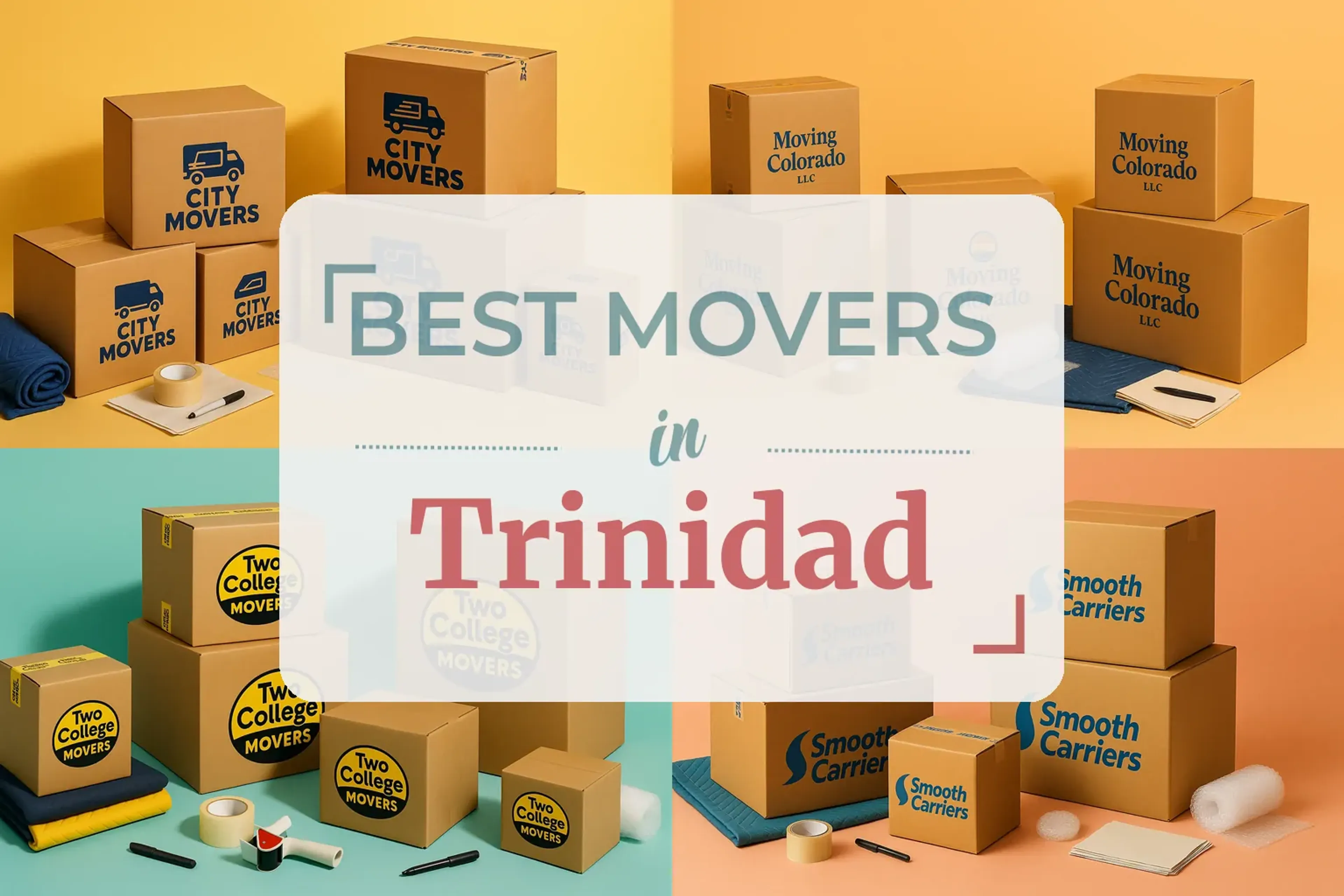 Side-by-side comparison of Trinidad moving companies