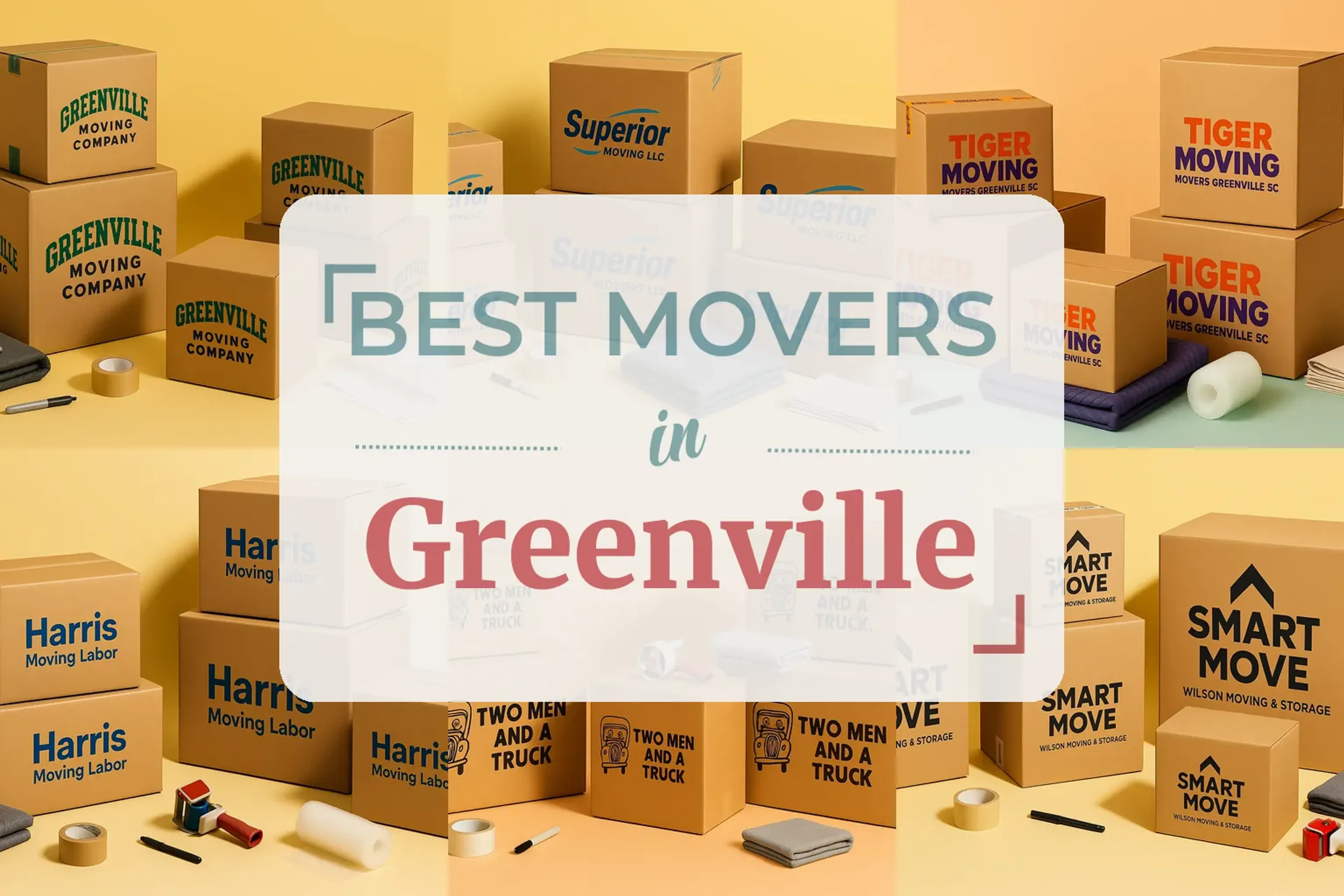 Side-by-side comparison of Greenville moving companies