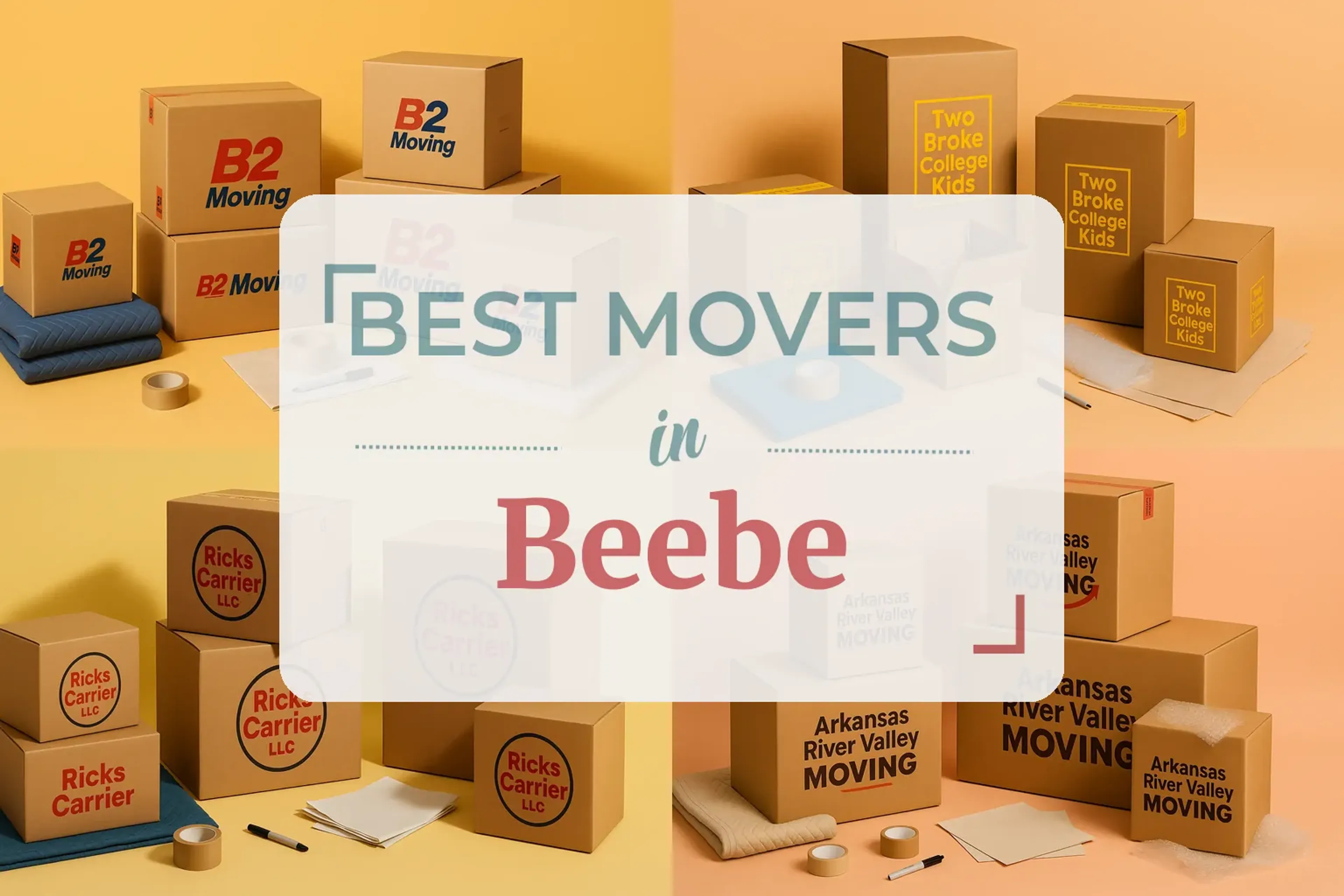 Side-by-side comparison of Beebe moving companies