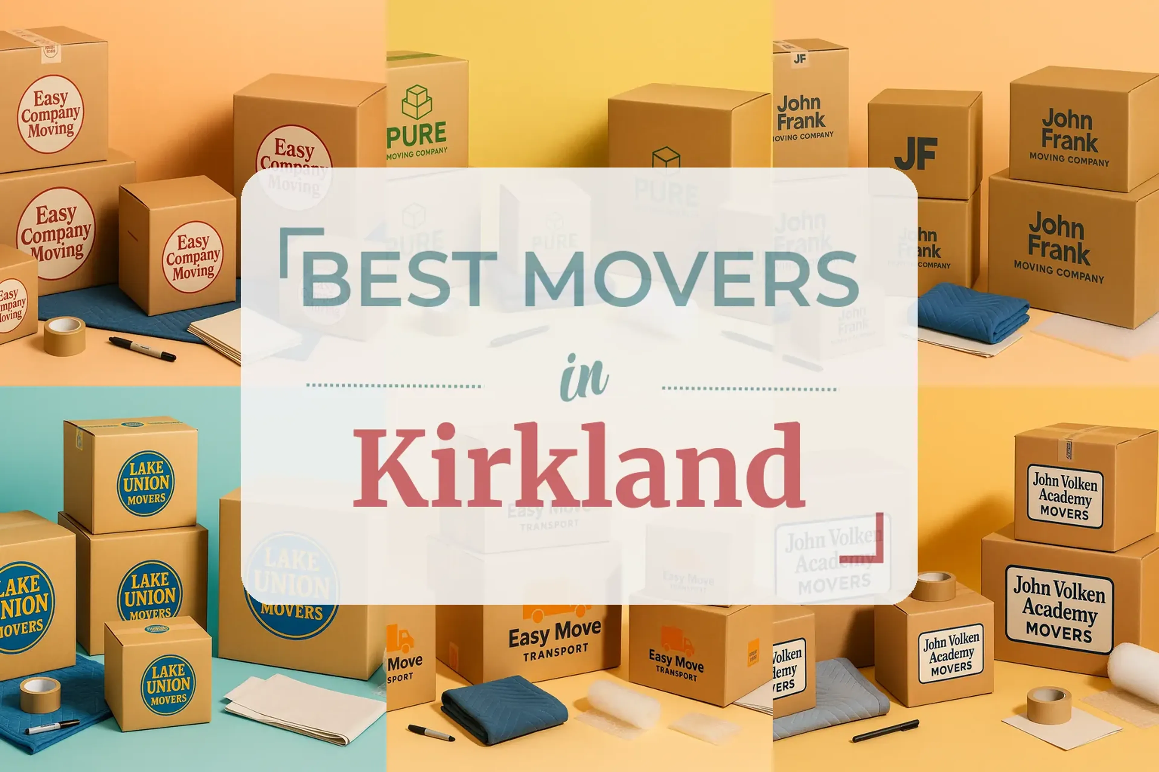 Side-by-side comparison of Kirkland moving companies