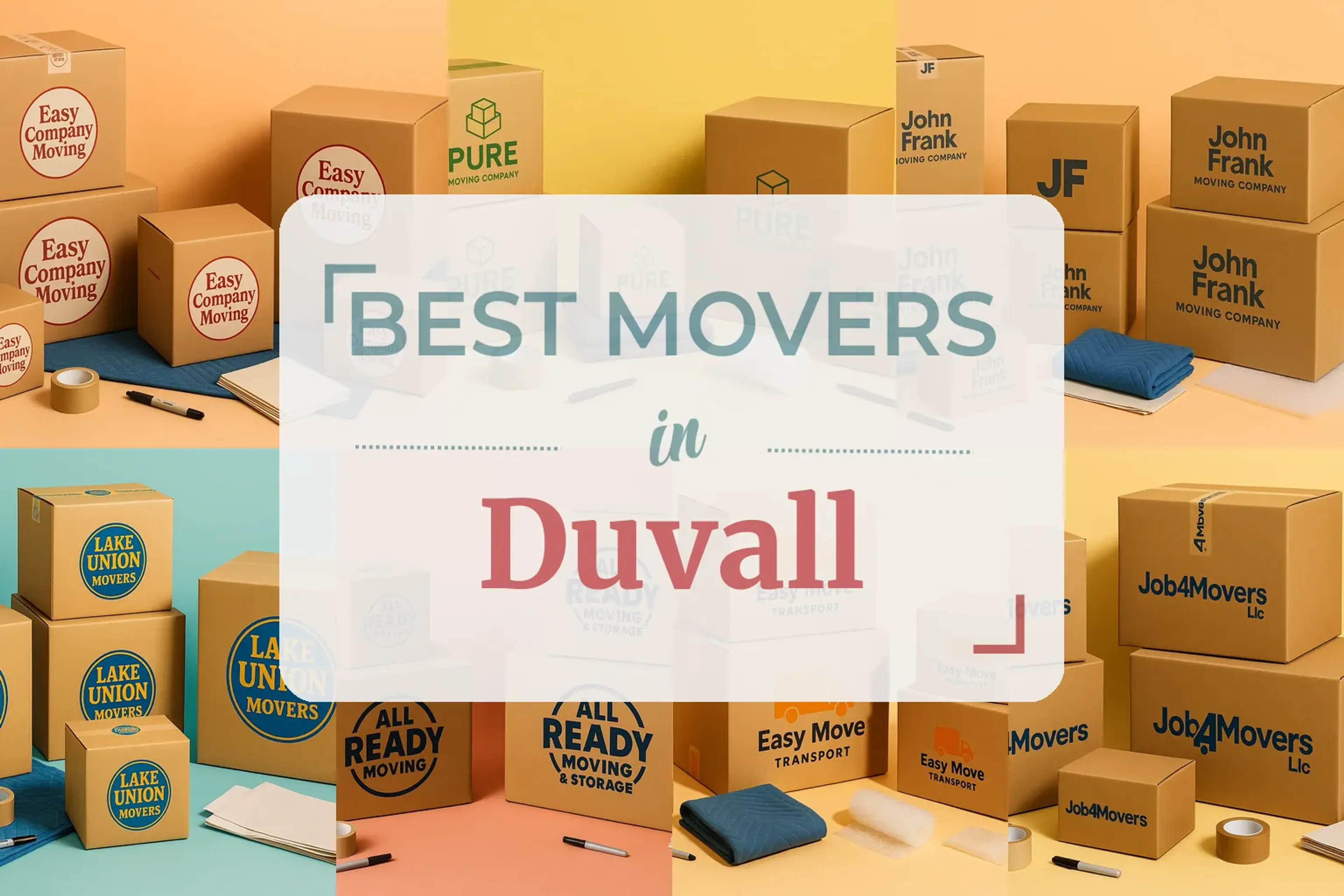 Side-by-side comparison of Duvall moving companies