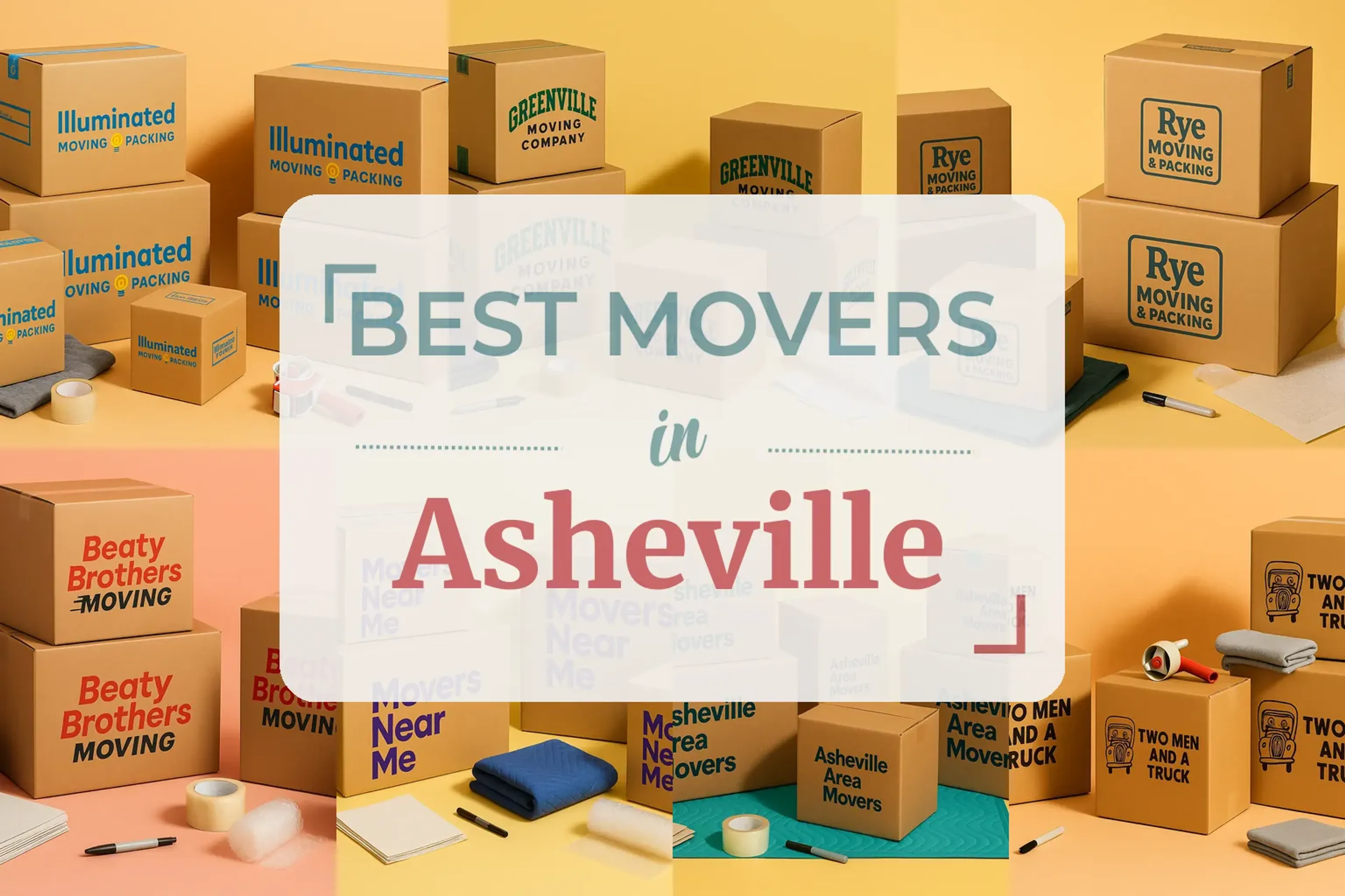 Side-by-side comparison of Asheville moving companies