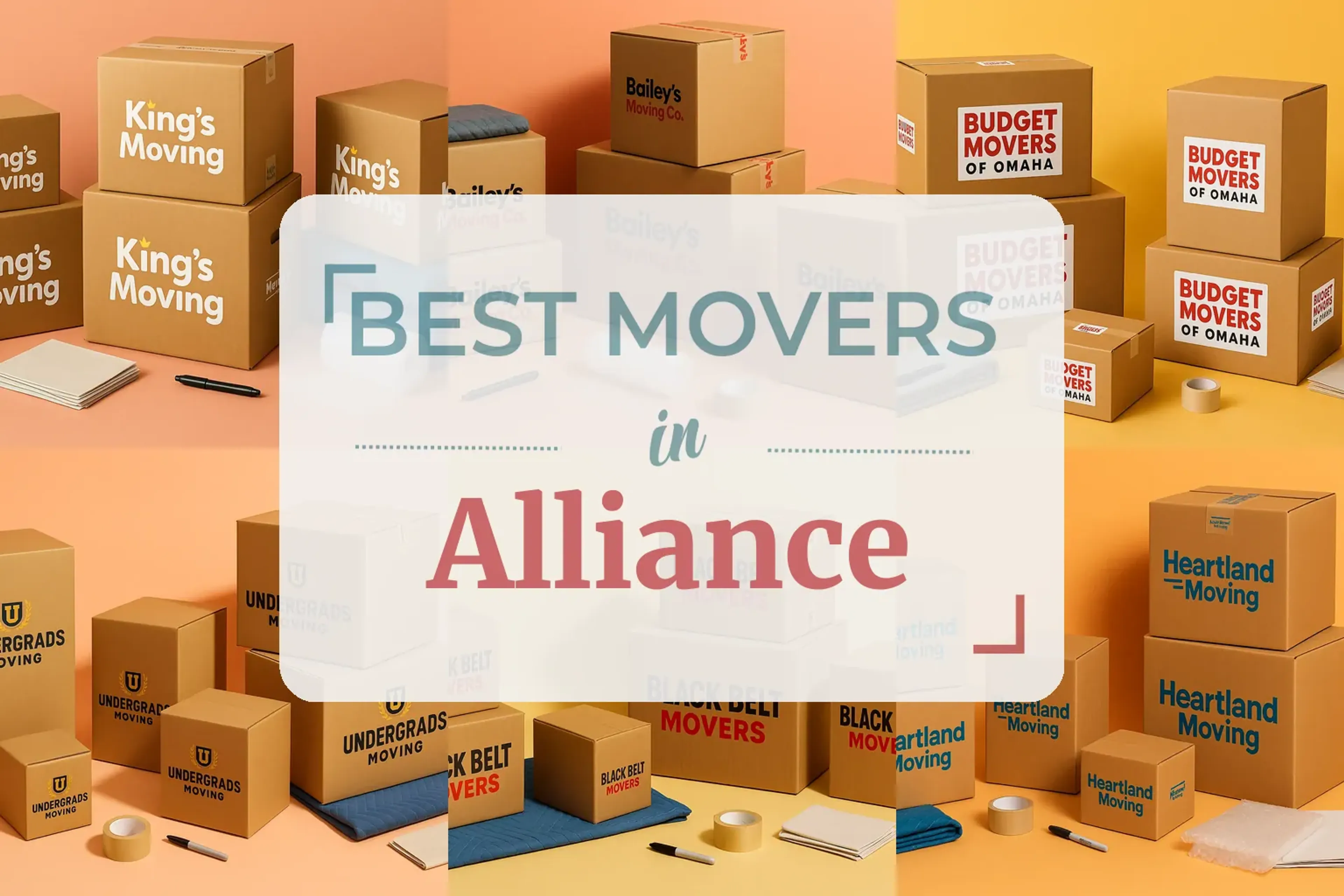 Side-by-side comparison of Alliance moving companies