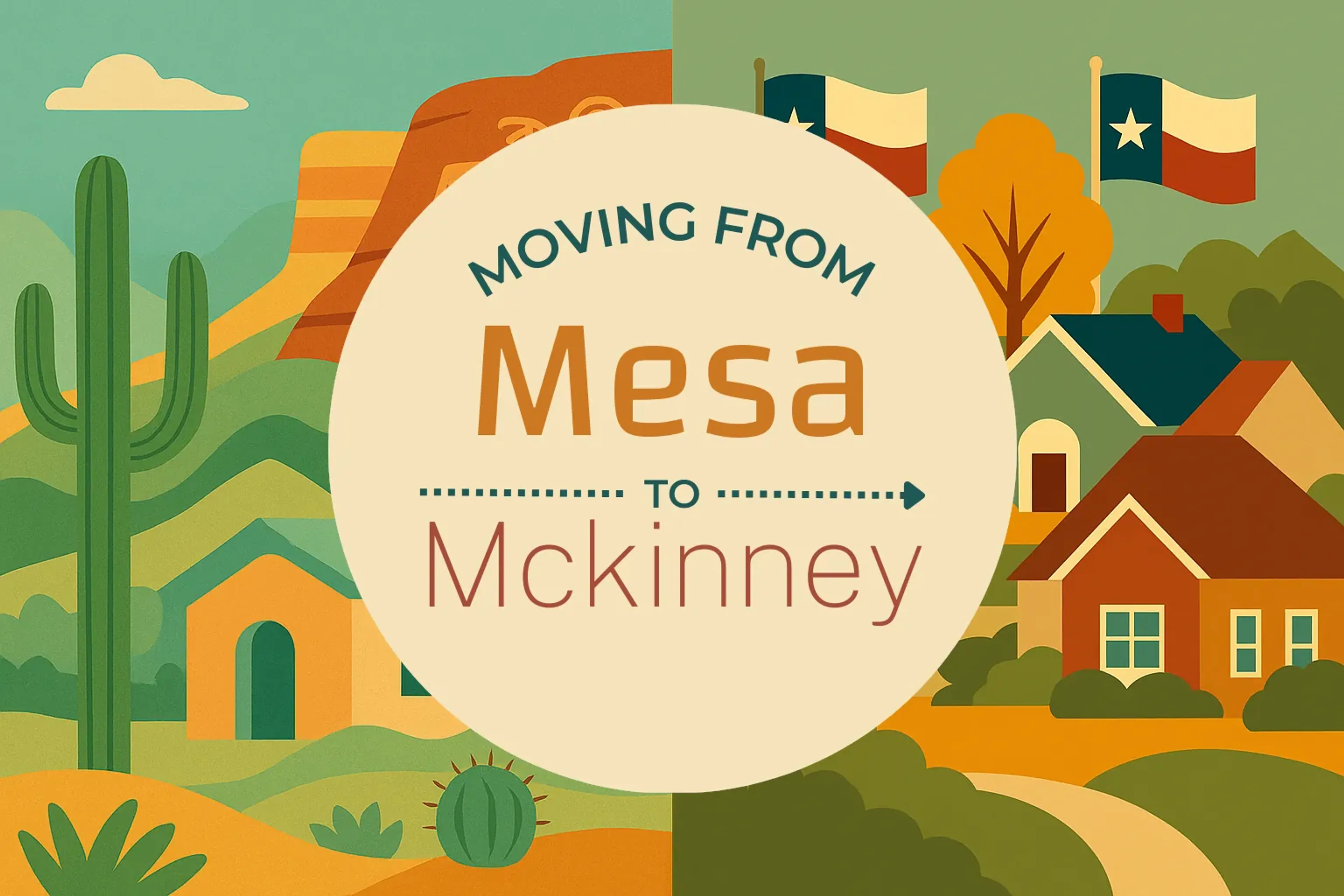Side-by-side comparison of Mesa to Mckinney moving companies