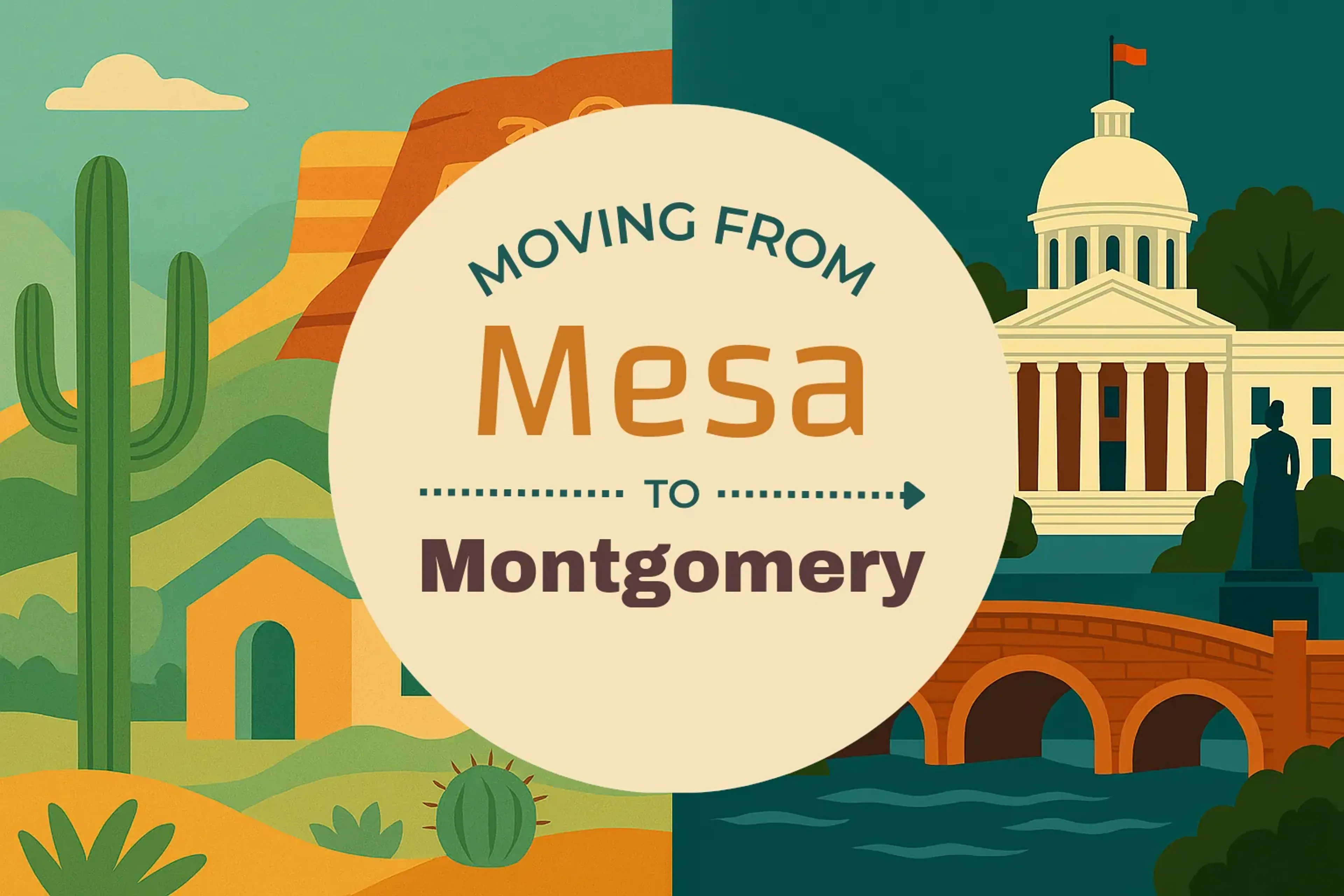 Side-by-side comparison of Mesa to Montgomery moving companies