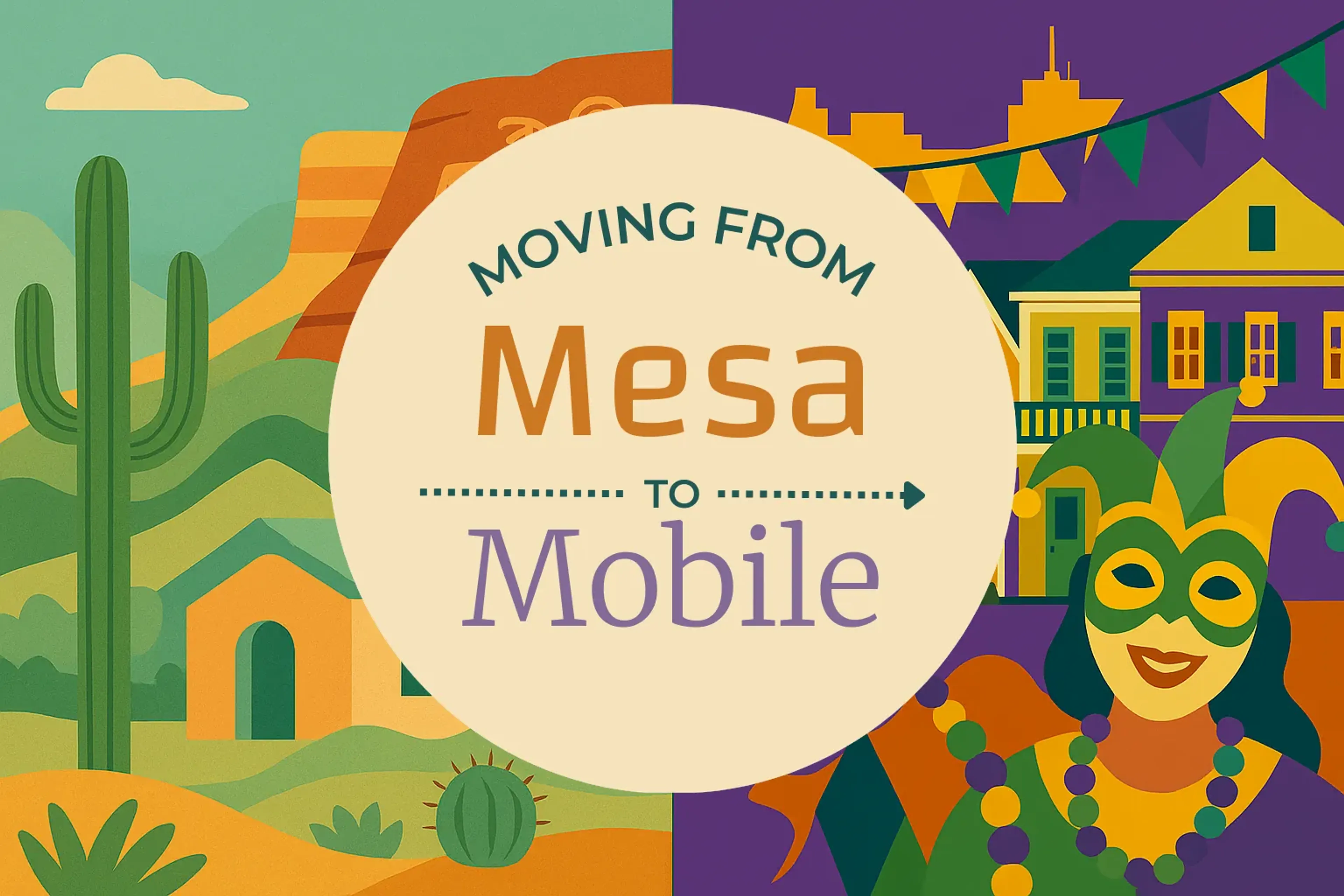 Side-by-side comparison of Mesa to Mobile moving companies