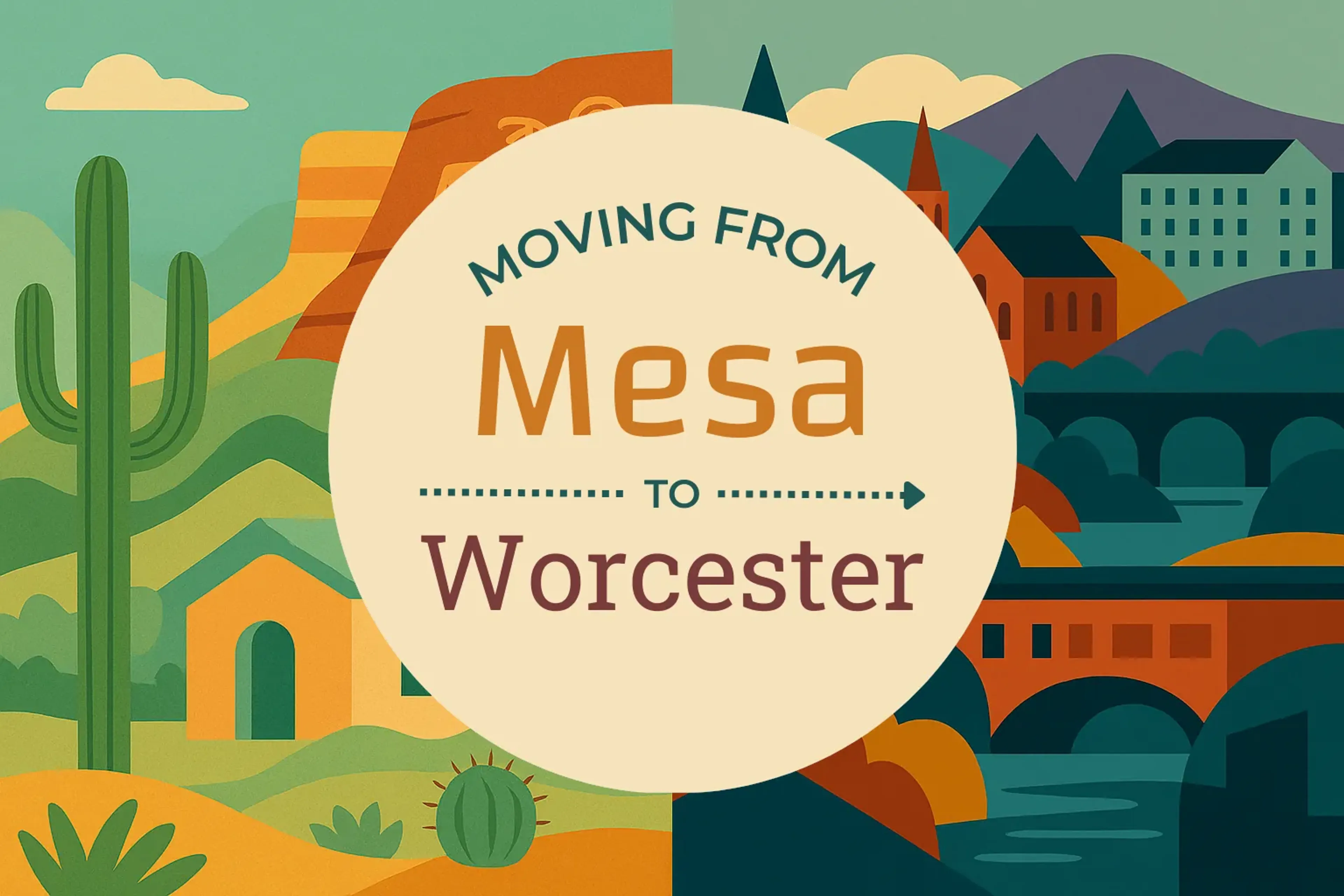 Side-by-side comparison of Mesa to Worcester moving companies