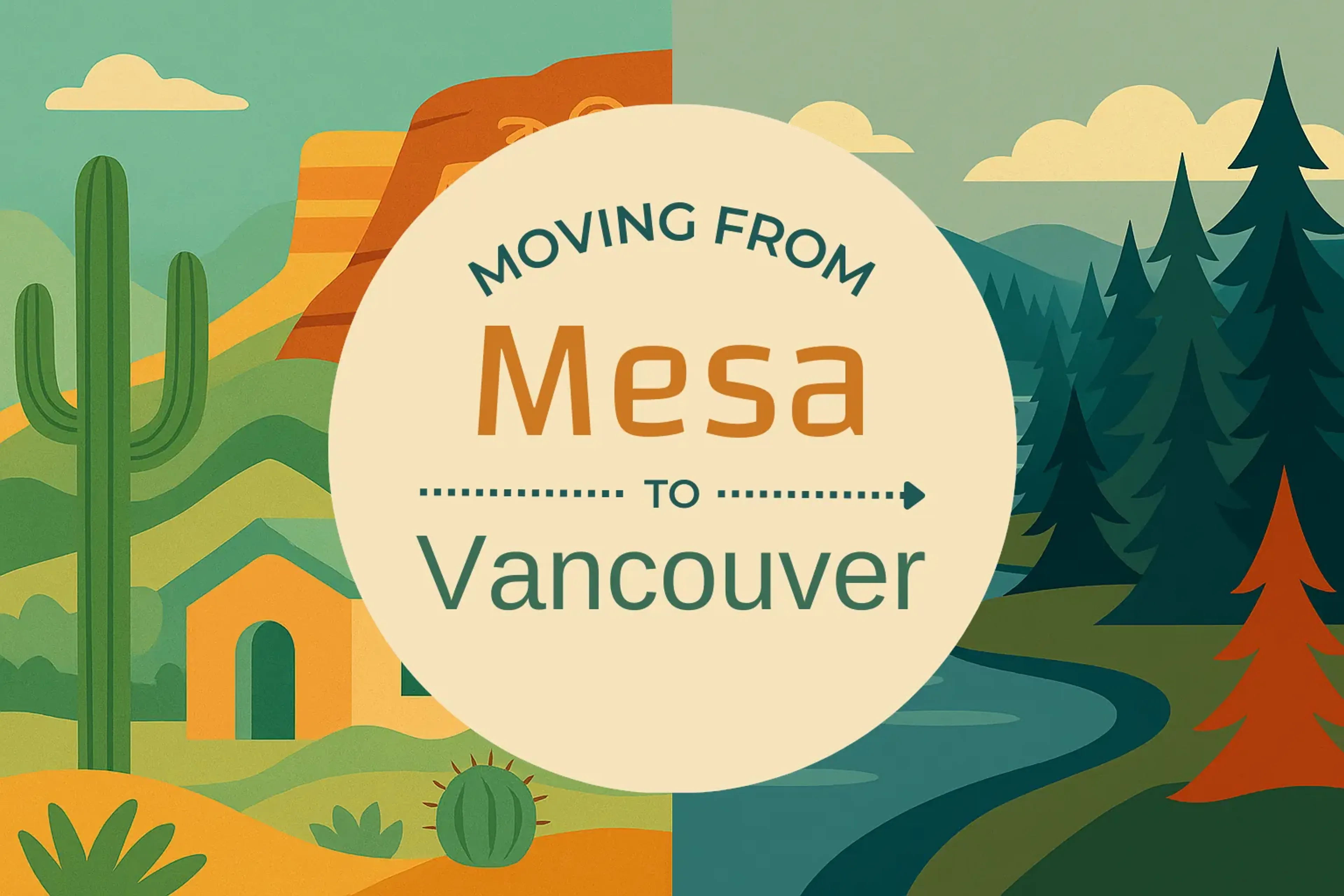 Side-by-side comparison of Mesa to Vancouver moving companies