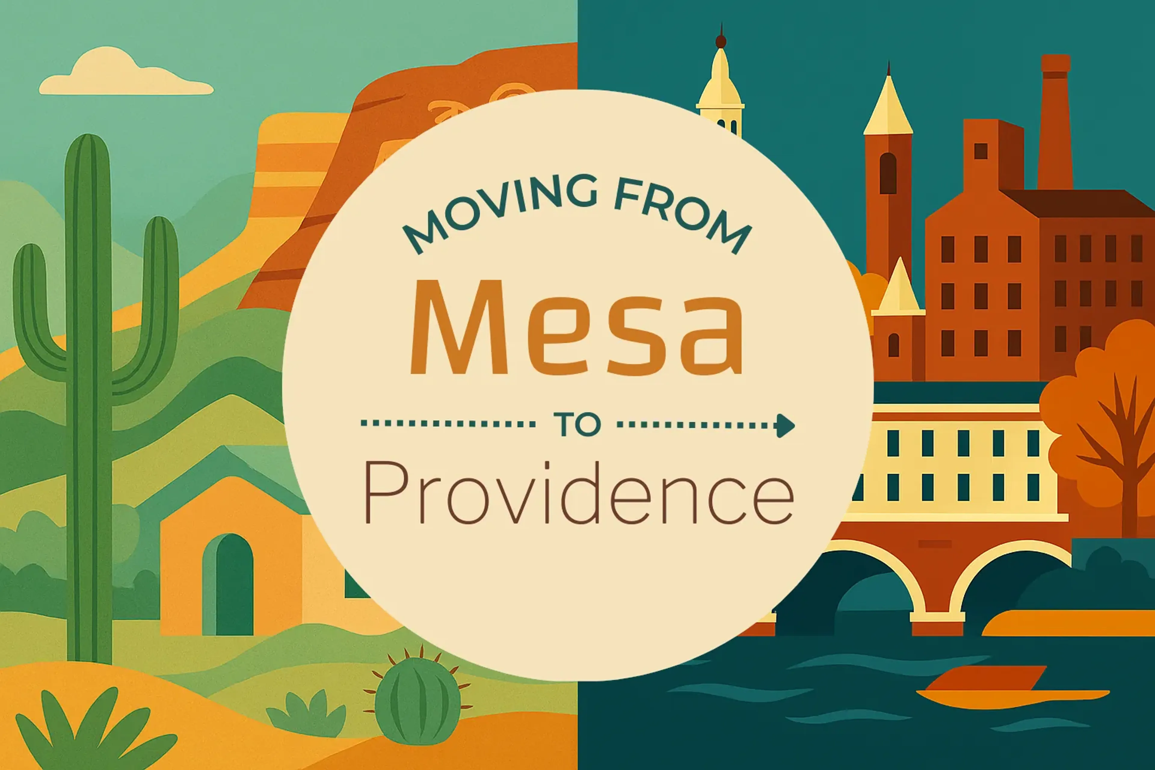 Side-by-side comparison of Mesa to Providence moving companies