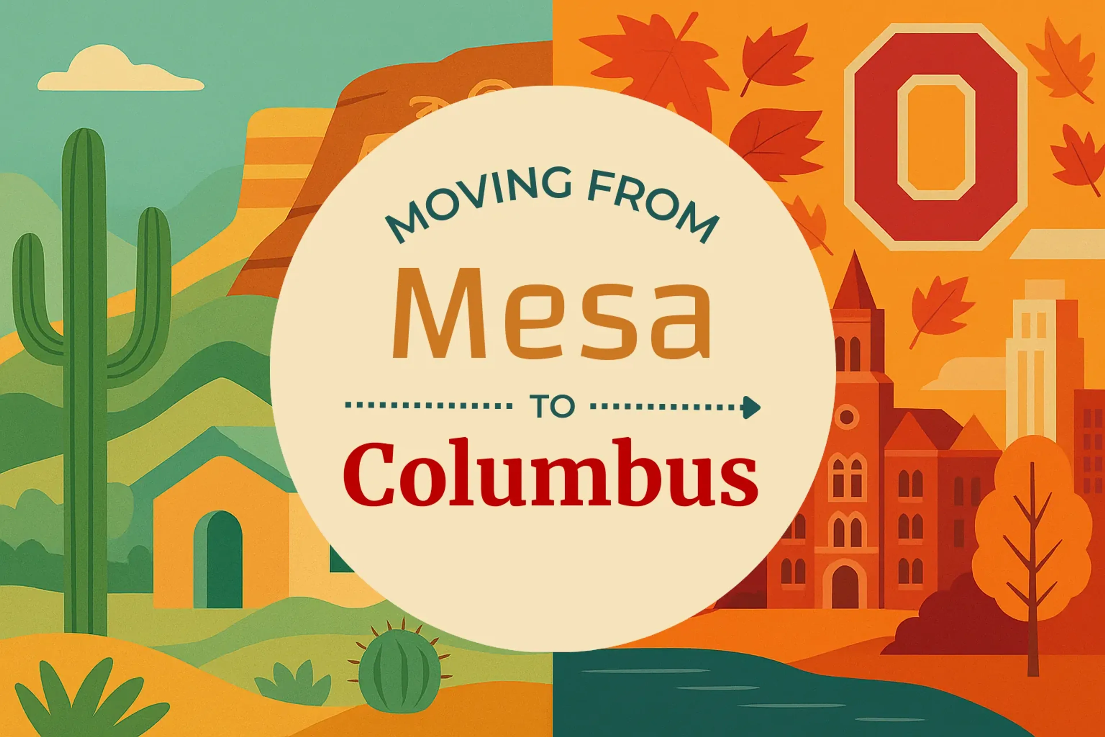 Side-by-side comparison of Mesa to Columbus moving companies