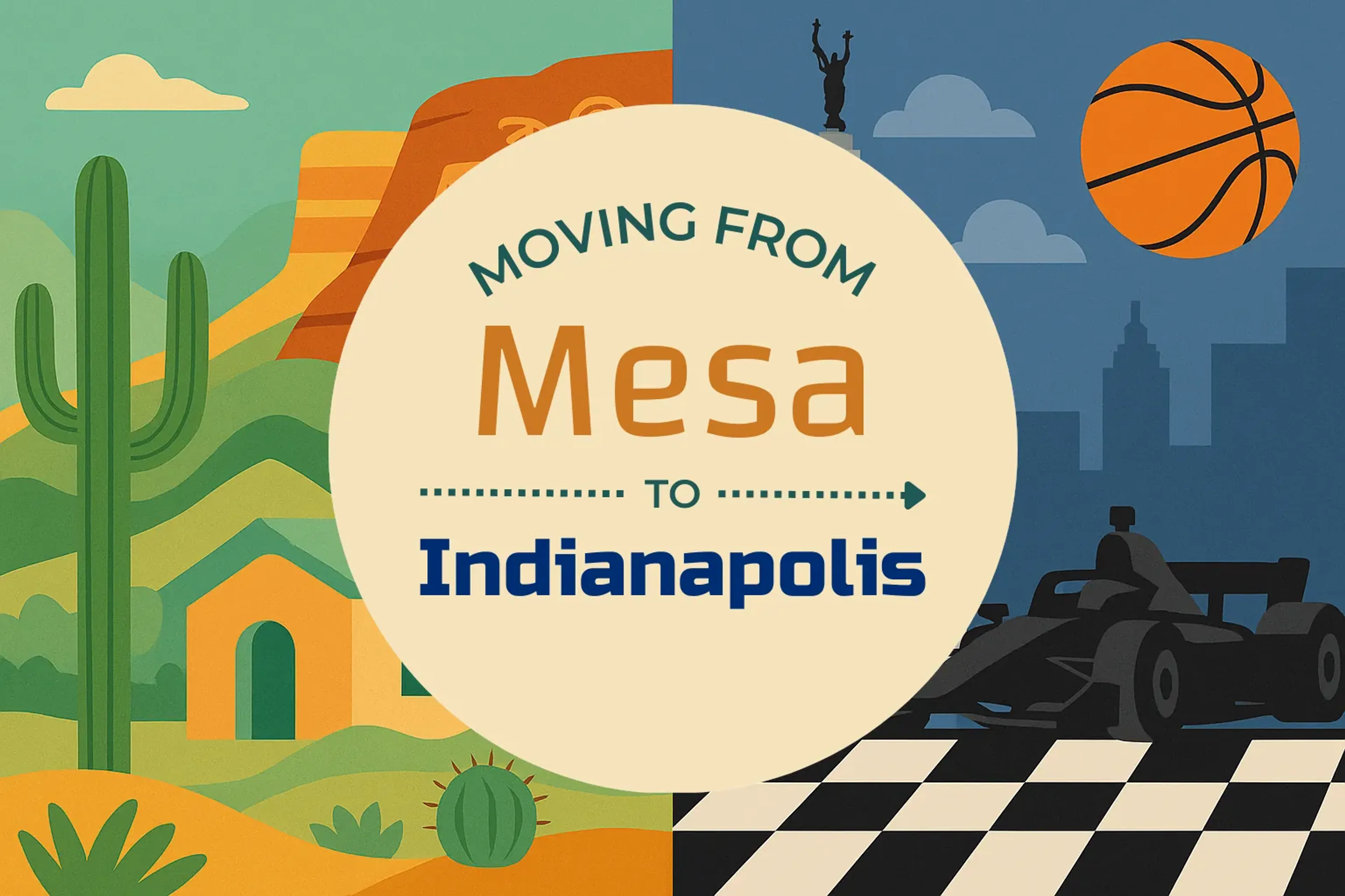 Side-by-side comparison of Mesa to Indianapolis moving companies