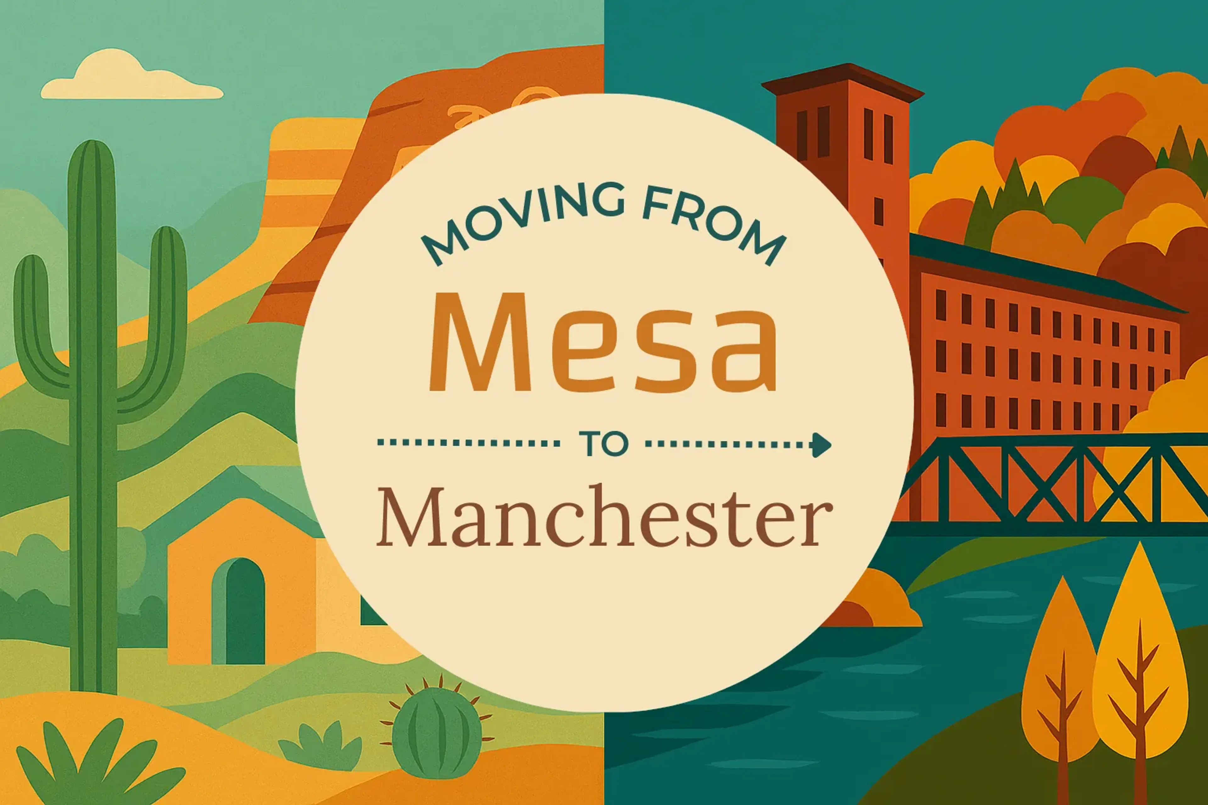 Side-by-side comparison of Mesa to Manchester moving companies