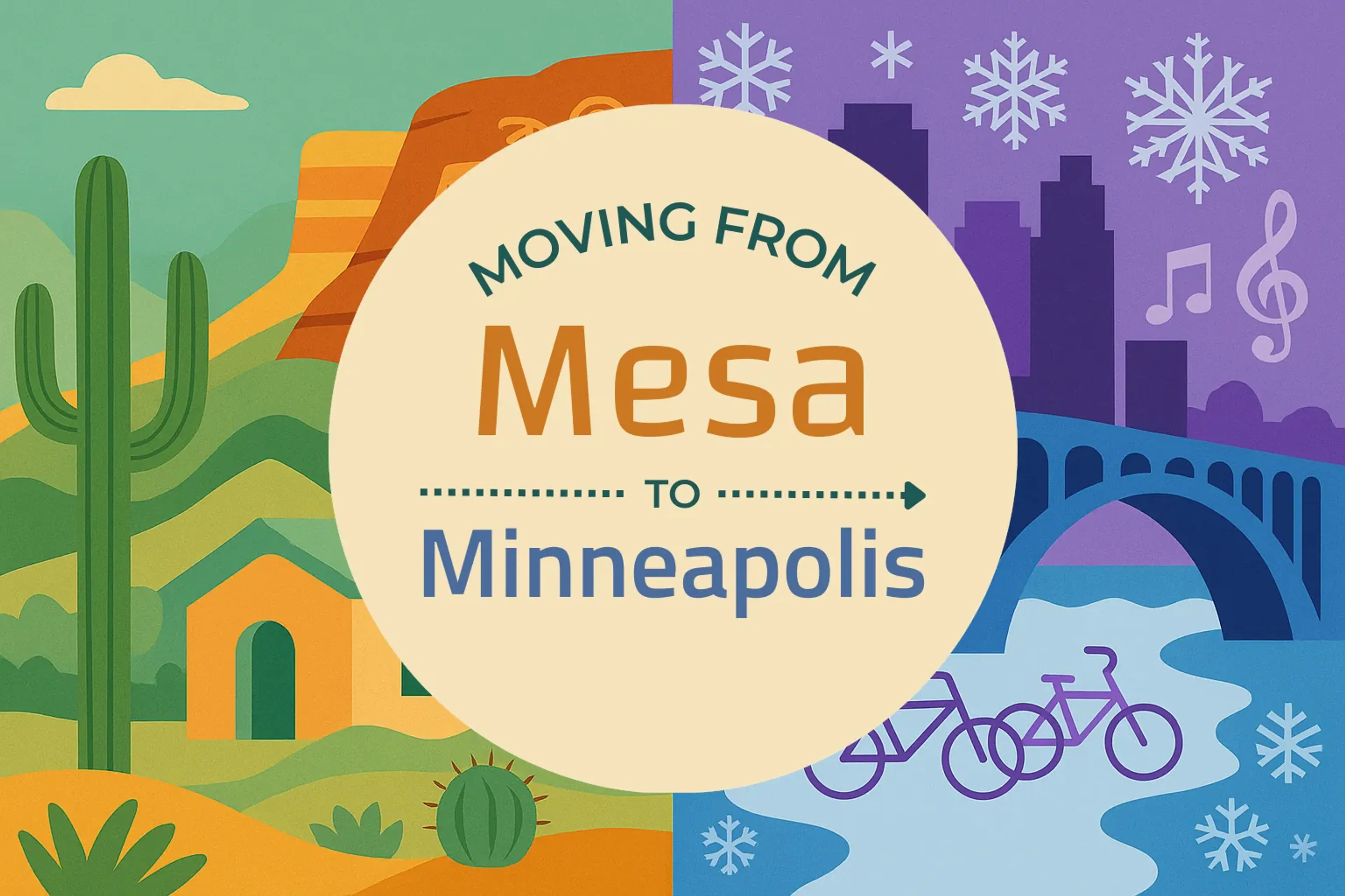 Side-by-side comparison of Mesa to Minneapolis moving companies