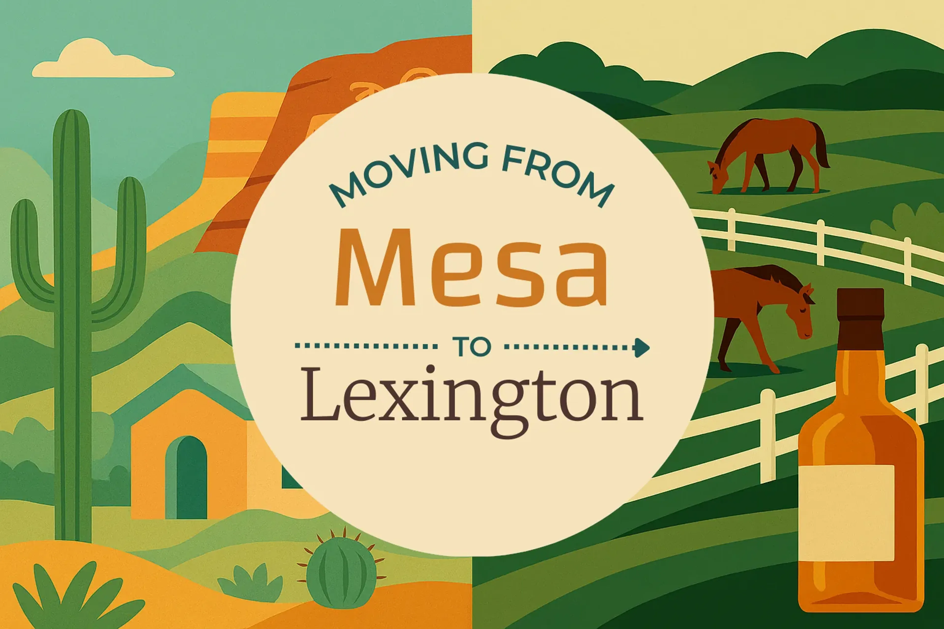 Side-by-side comparison of Mesa to Lexington moving companies