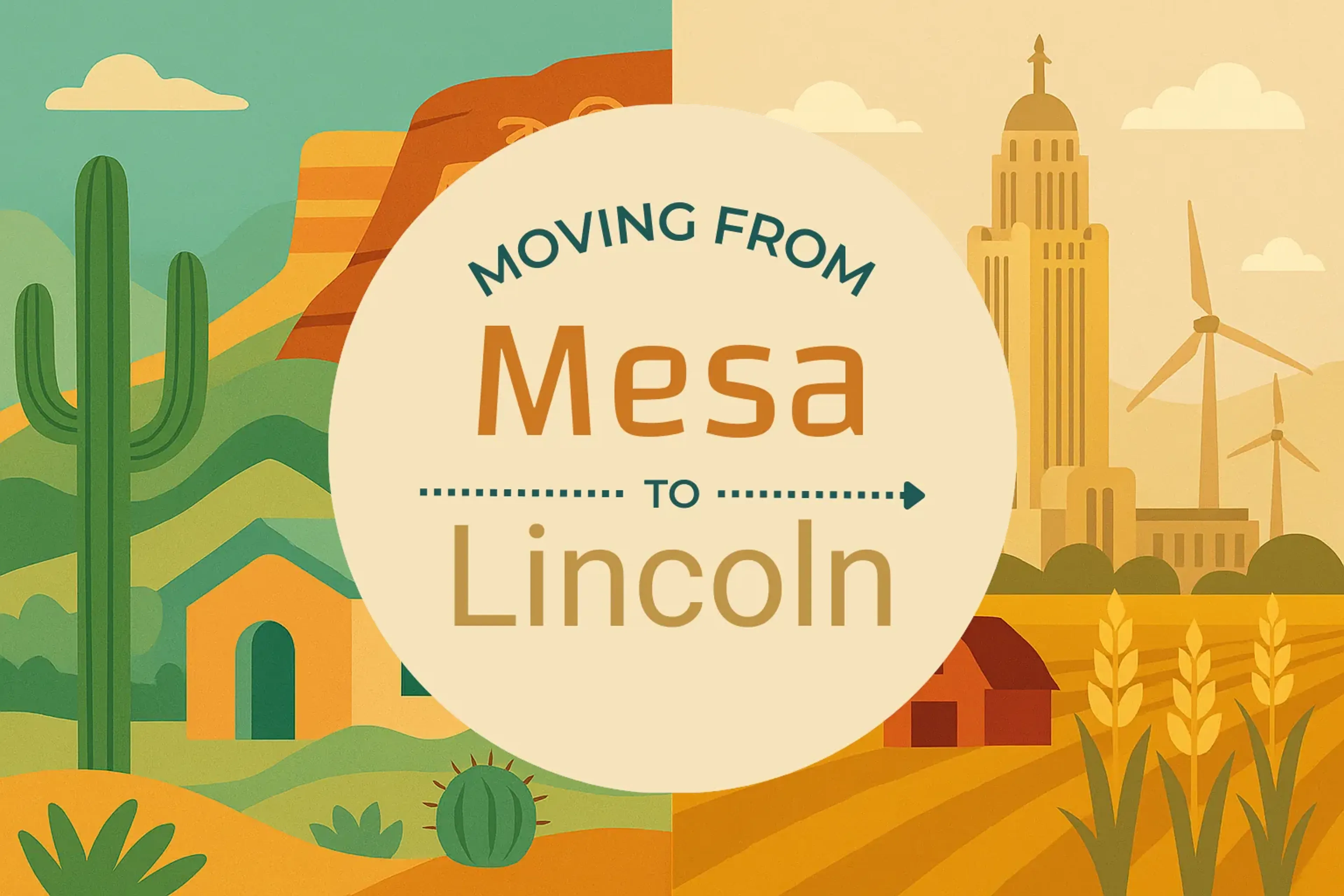Side-by-side comparison of Mesa to Lincoln moving companies