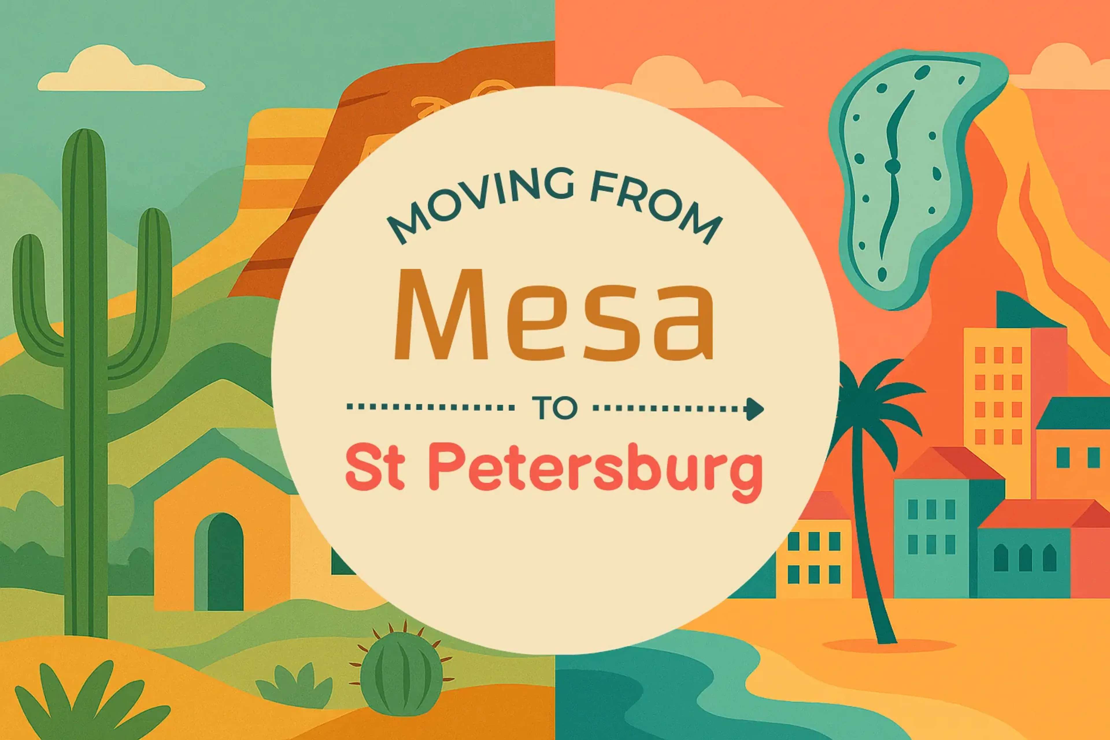 Side-by-side comparison of Mesa to St. Petersburg moving companies