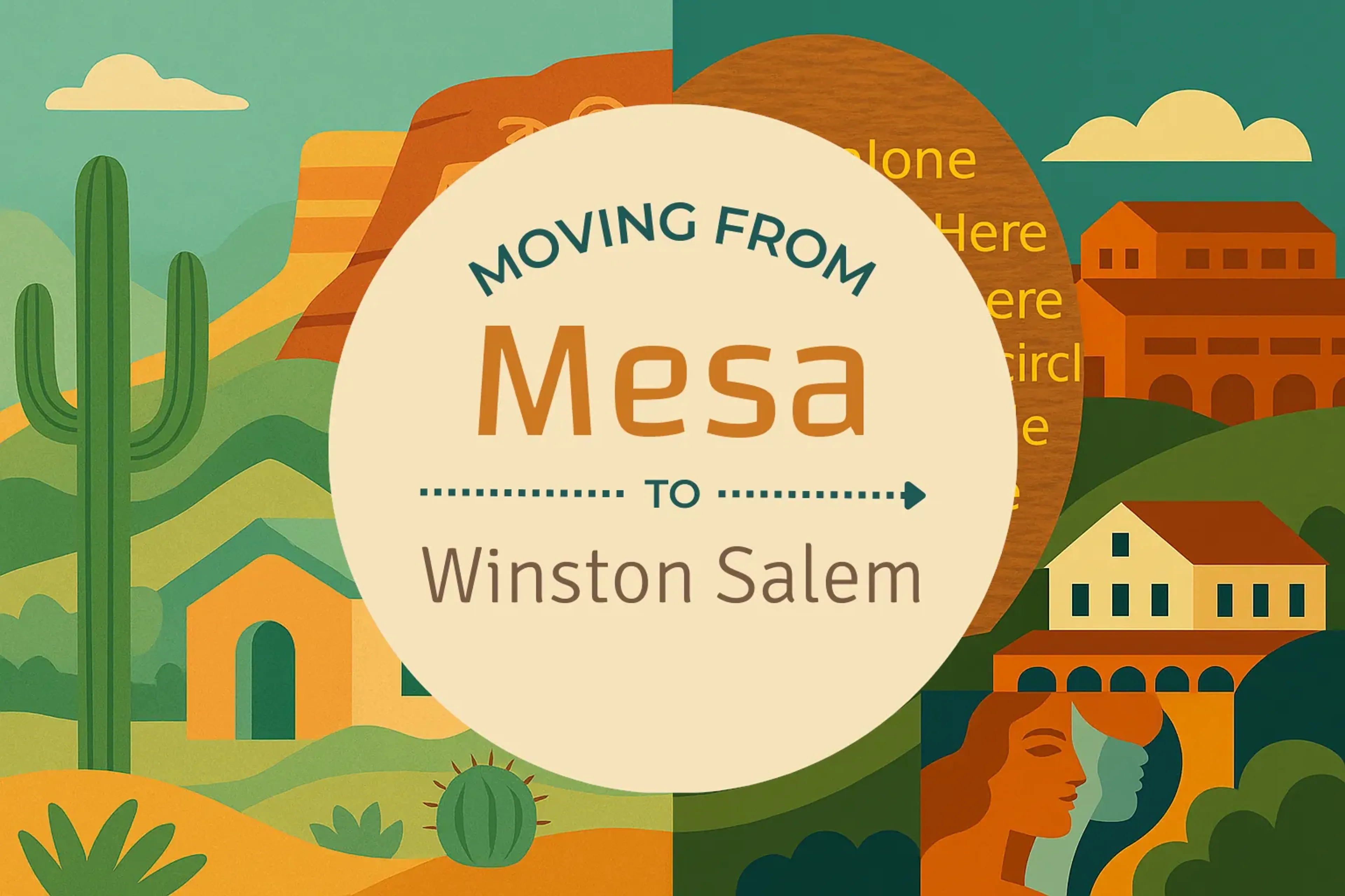 Side-by-side comparison of Mesa to Winston Salem moving companies