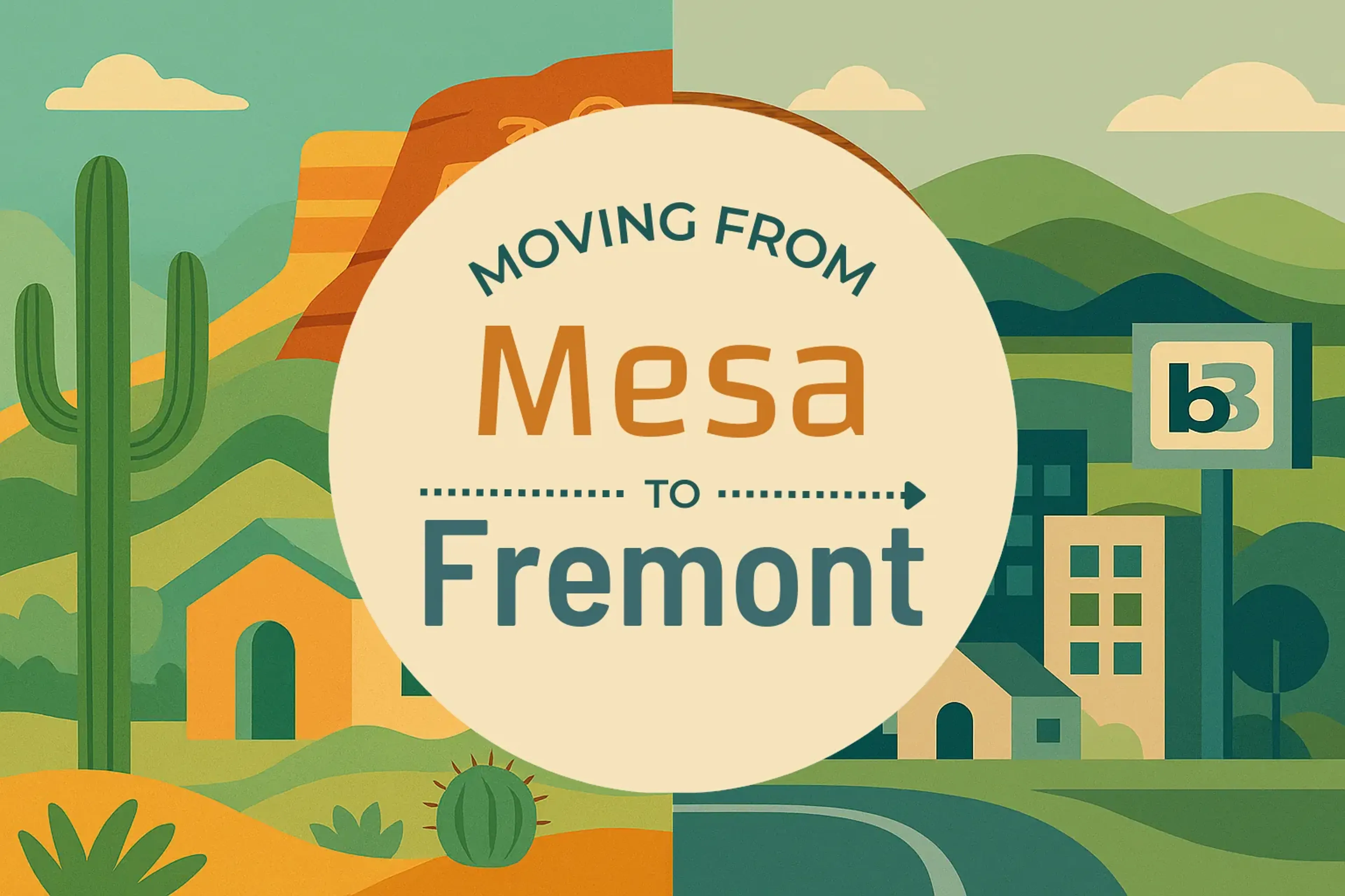 Side-by-side comparison of Mesa to Fremont moving companies