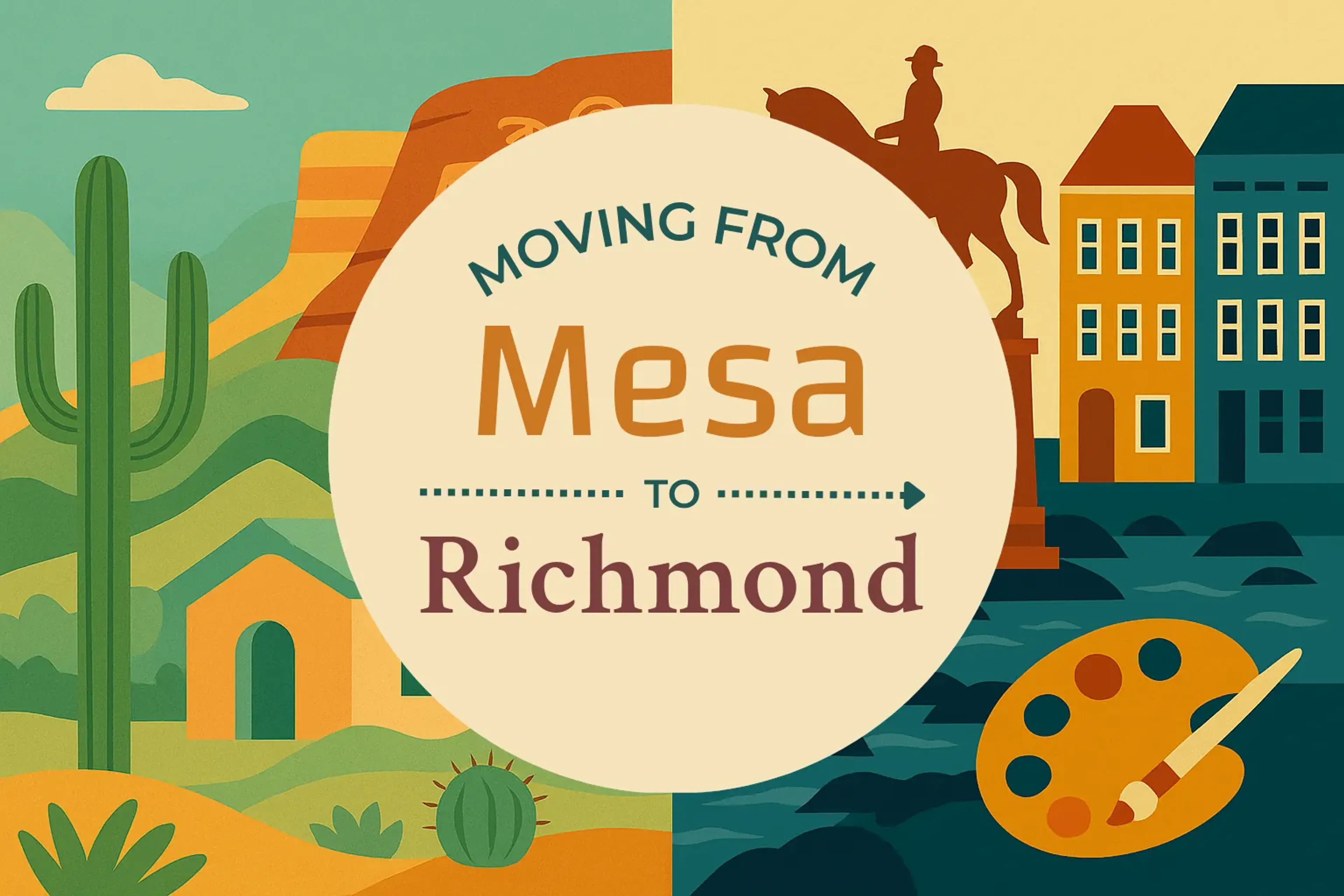 Side-by-side comparison of Mesa to Richmond moving companies
