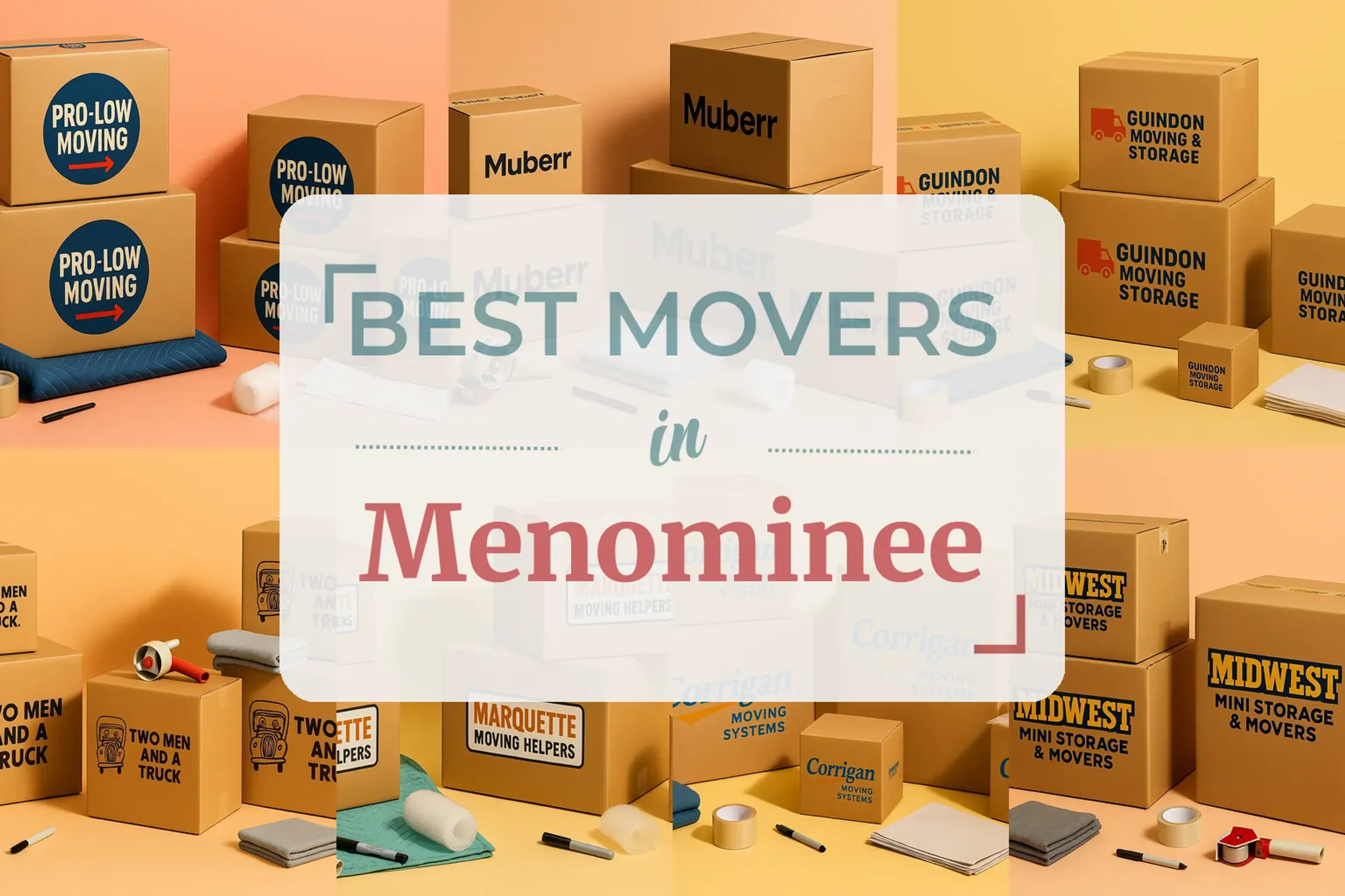 Side-by-side comparison of Menominee moving companies