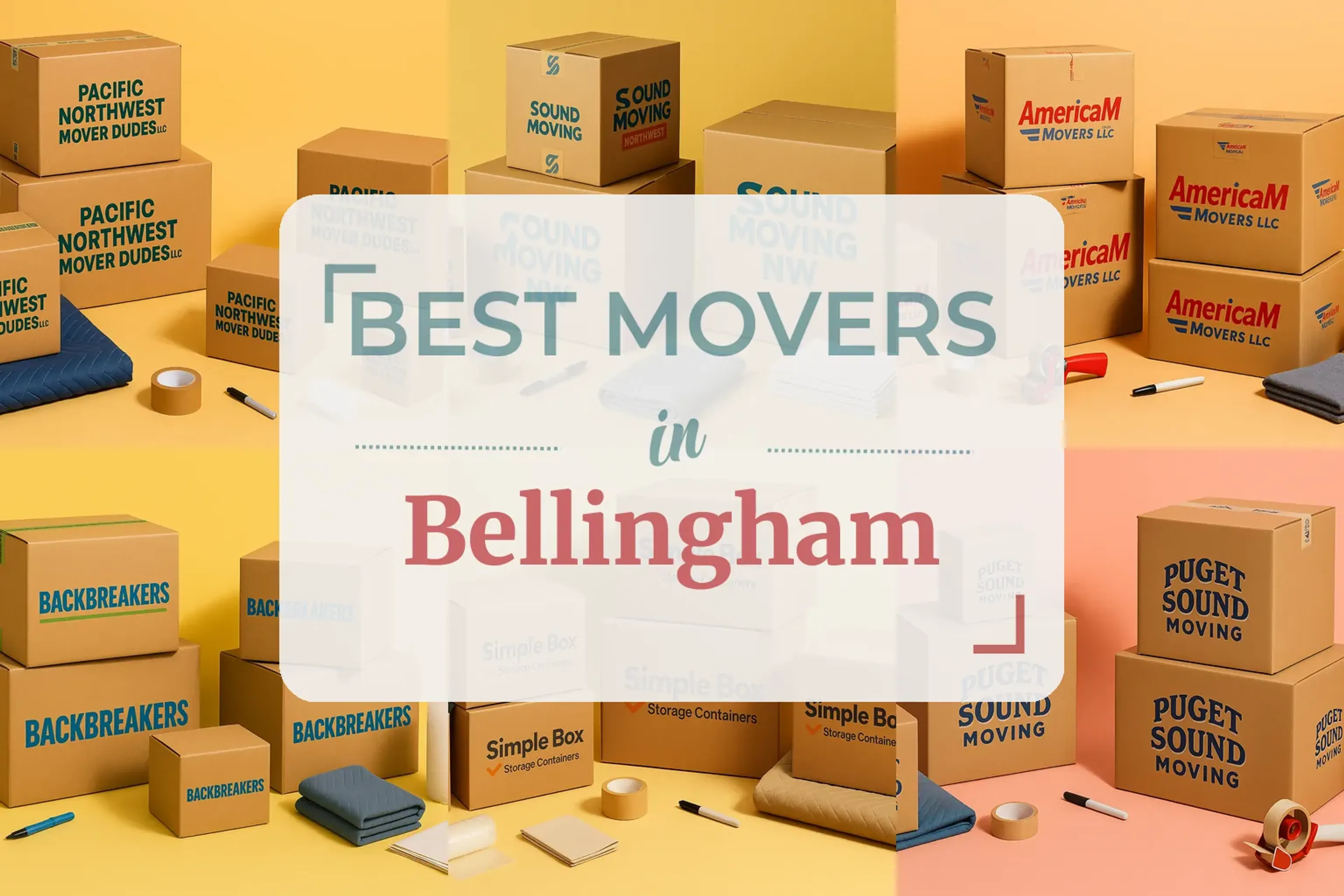 Side-by-side comparison of Bellingham moving companies