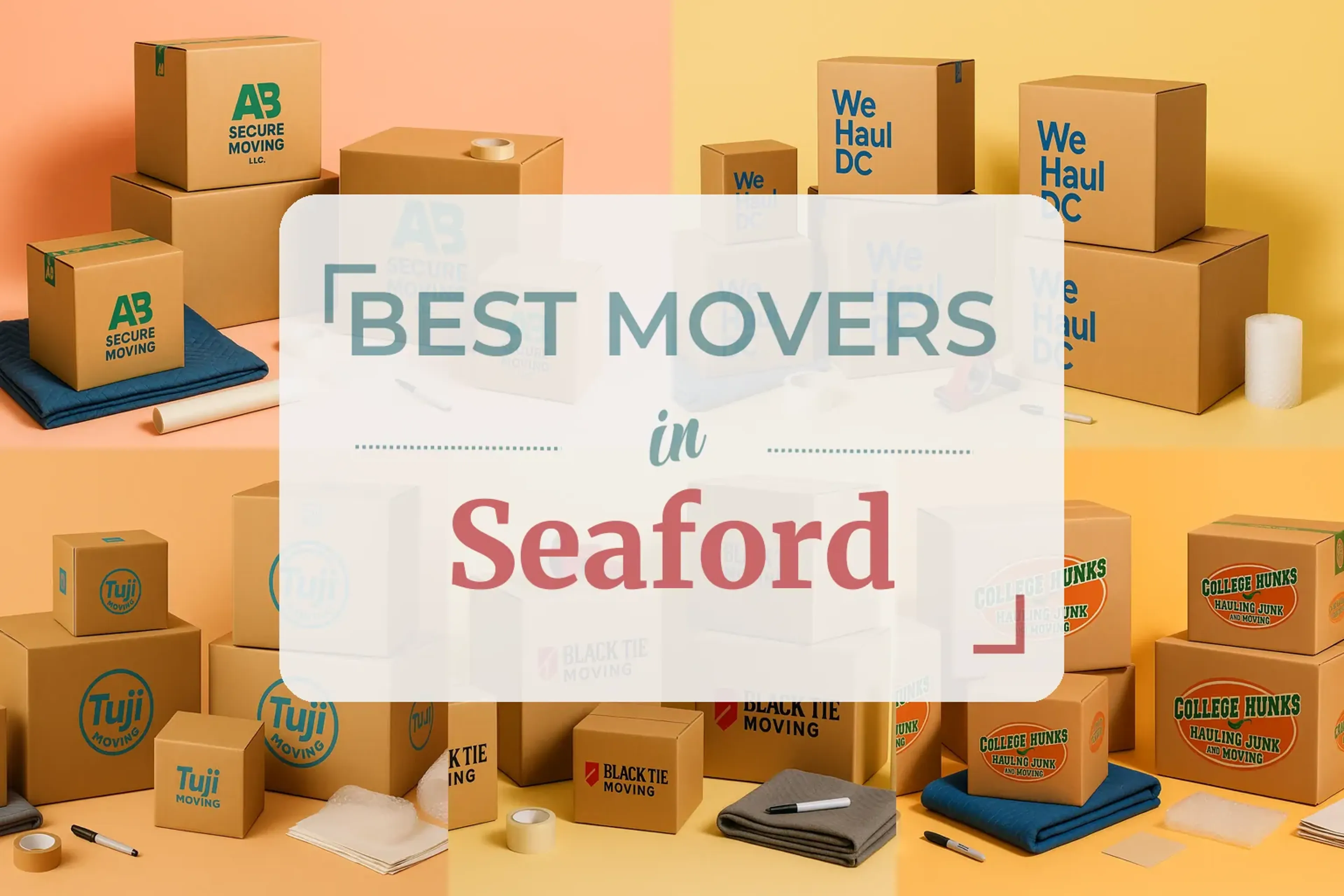 Side-by-side comparison of Seaford moving companies