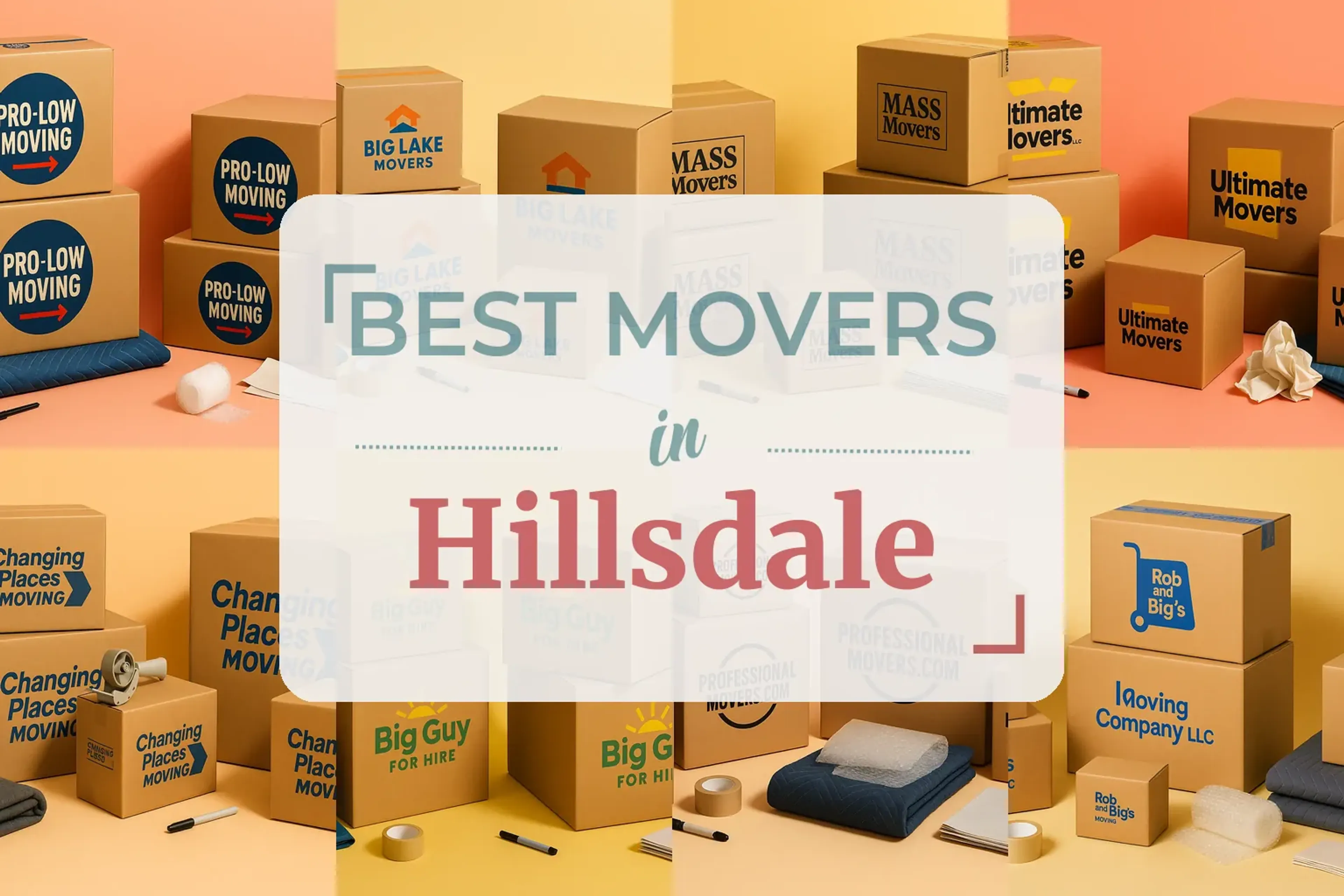 Side-by-side comparison of Hillsdale moving companies