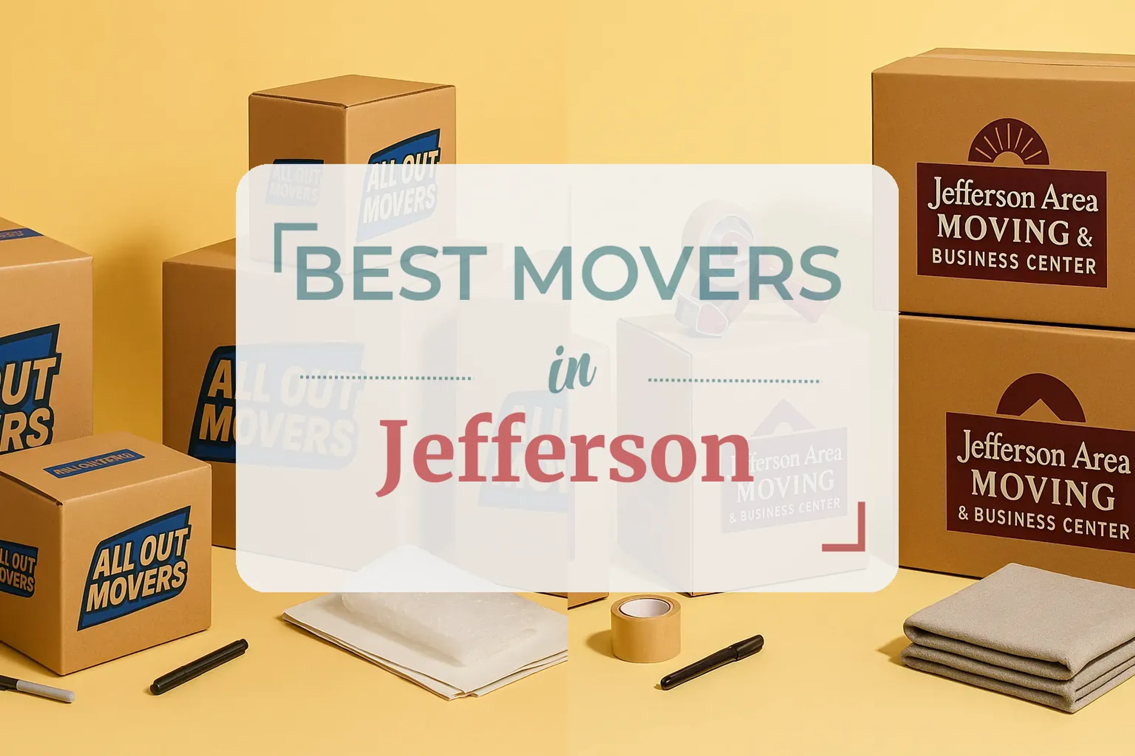 Side-by-side comparison of Jefferson moving companies