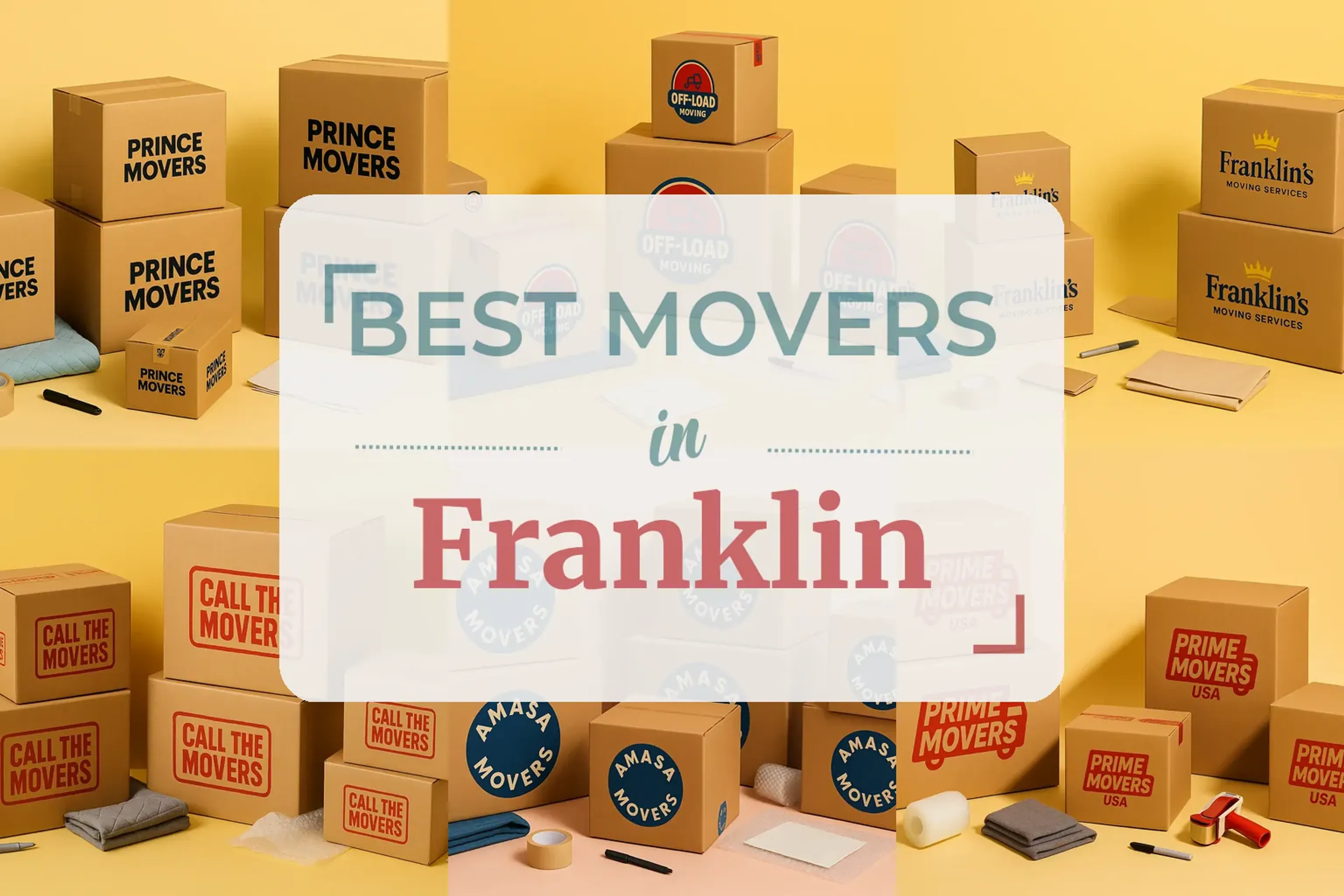 Side-by-side comparison of Franklin moving companies