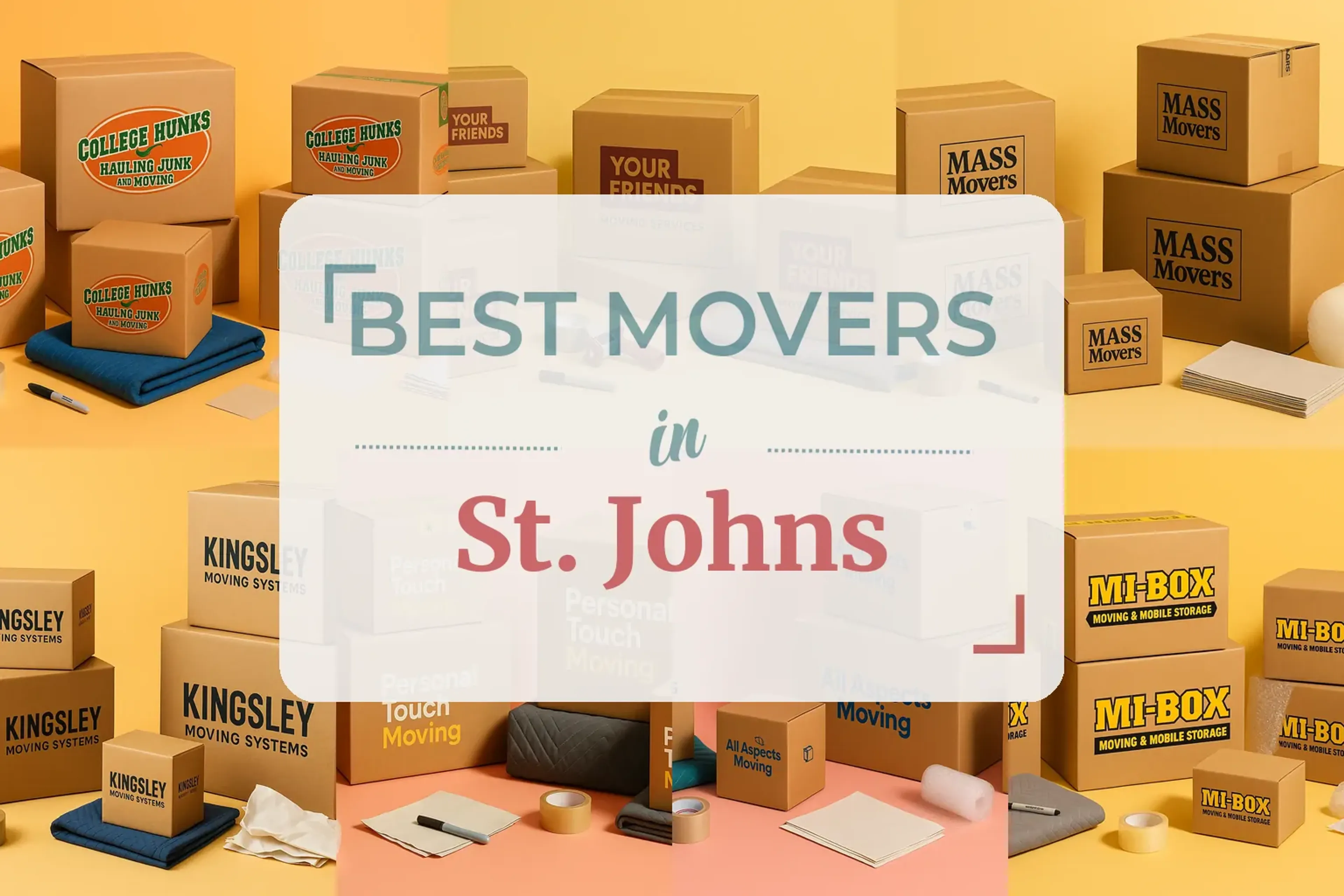 Side-by-side comparison of St. Johns moving companies
