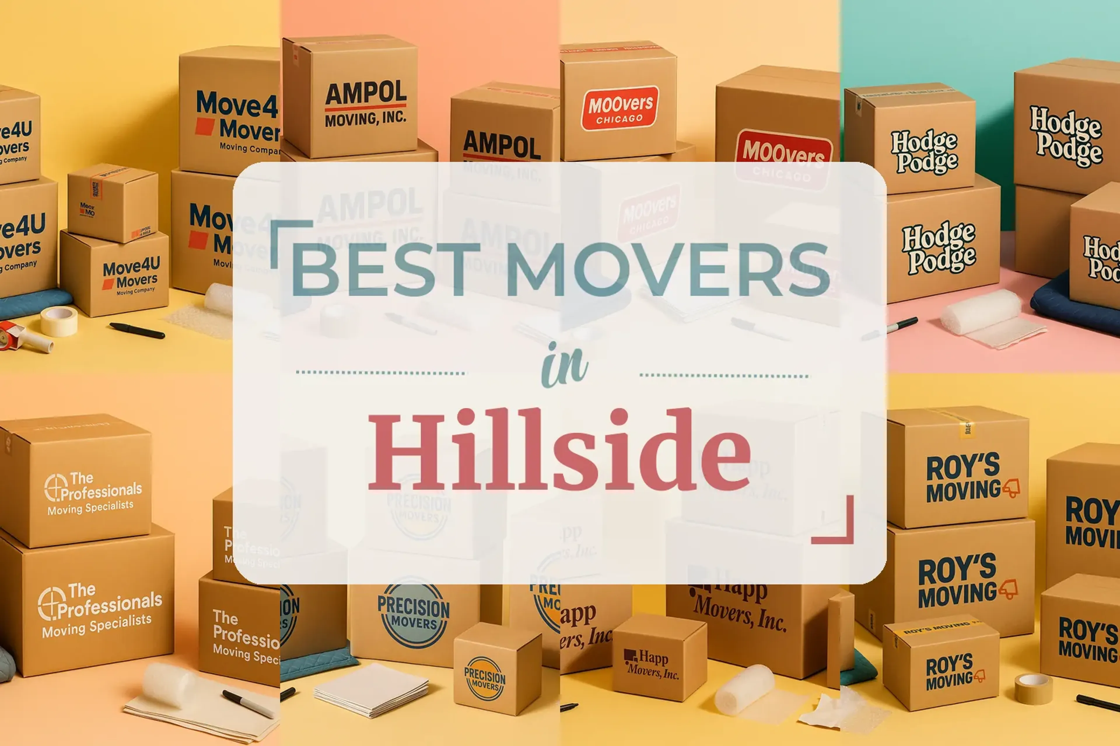 Side-by-side comparison of Hillside moving companies